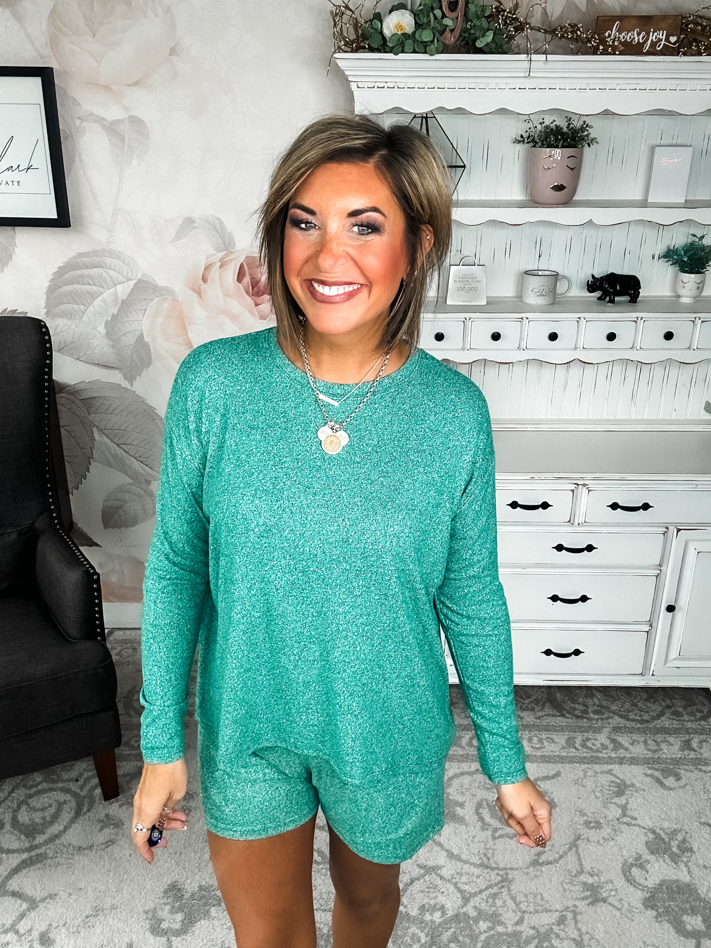 BLACK FRIDAY EXCLUSIVE - Twilight Traveler Lounge Set - Dark Green