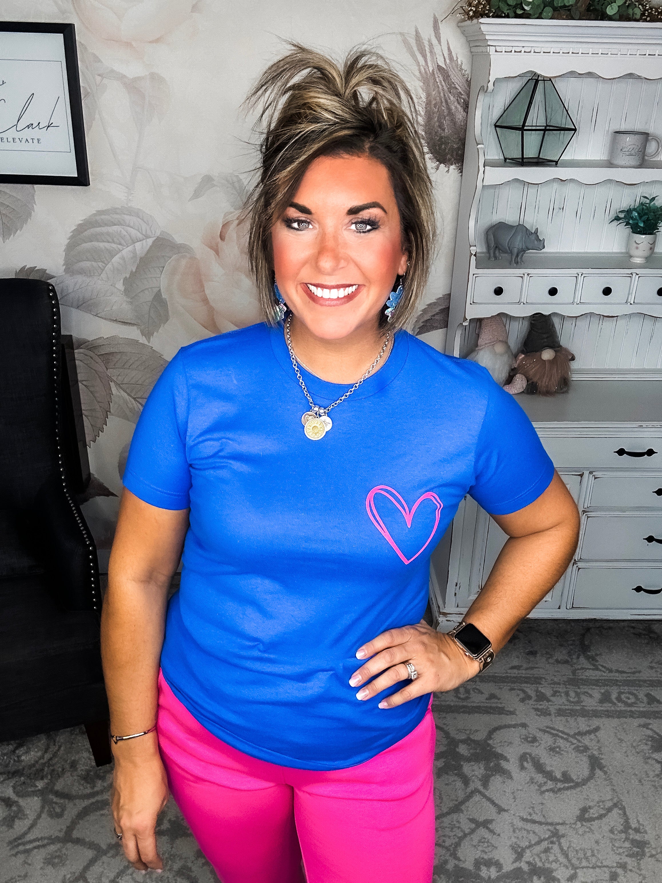 Classy On The Weekend Set - Hot Pink