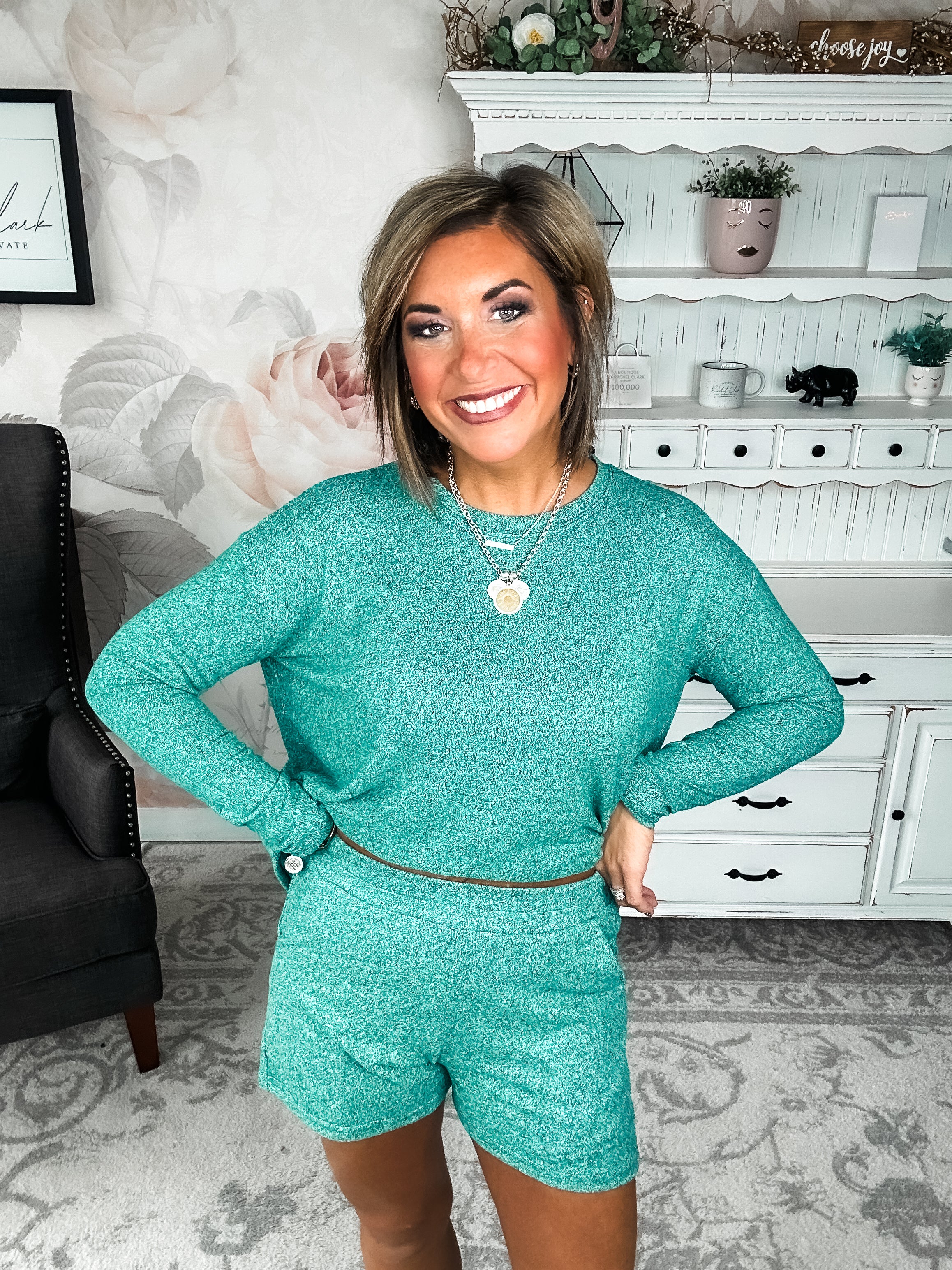 BLACK FRIDAY EXCLUSIVE - Twilight Traveler Lounge Set - Dark Green