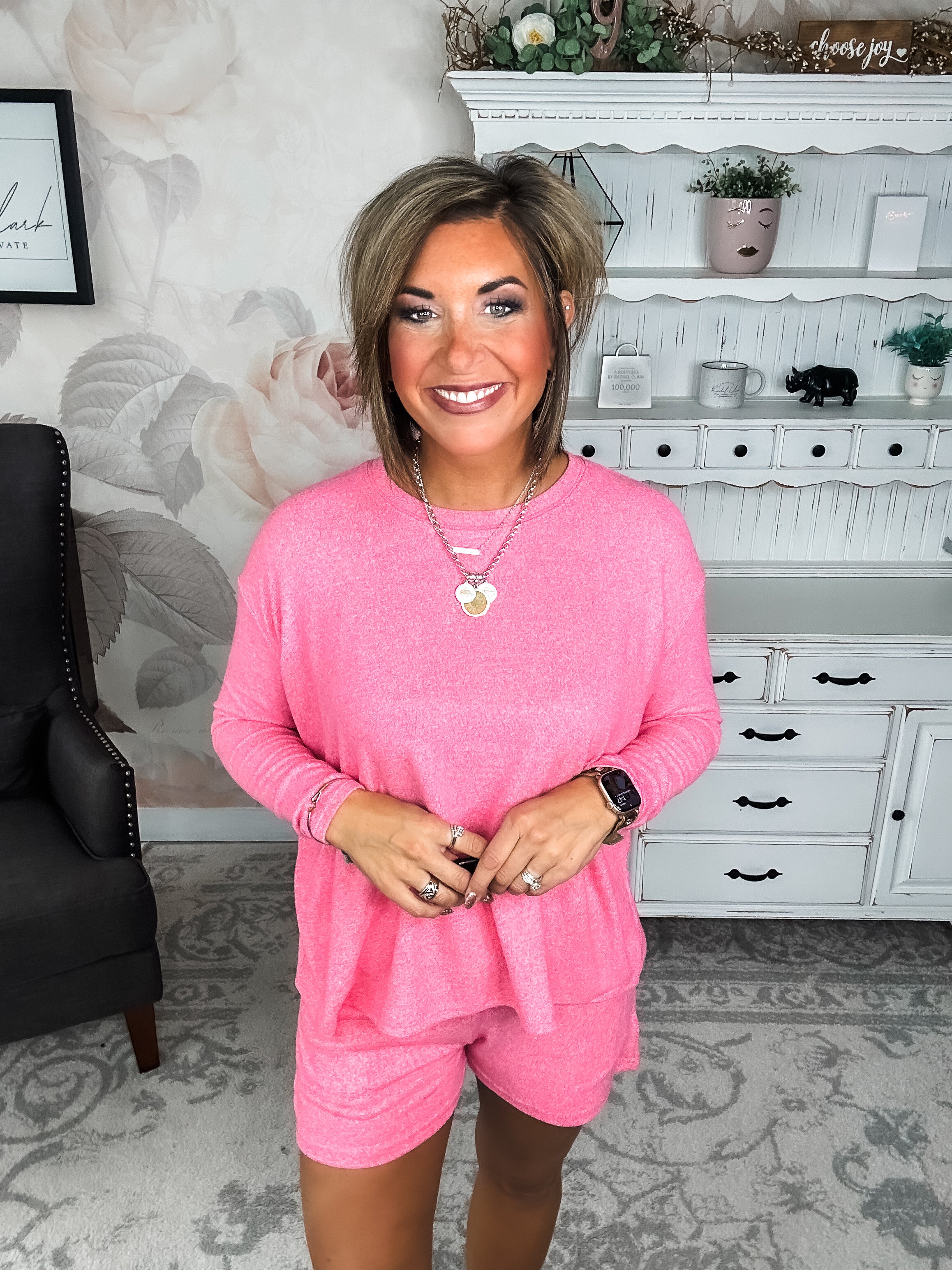 Twilight Traveler Lounge Set - Fuchsia