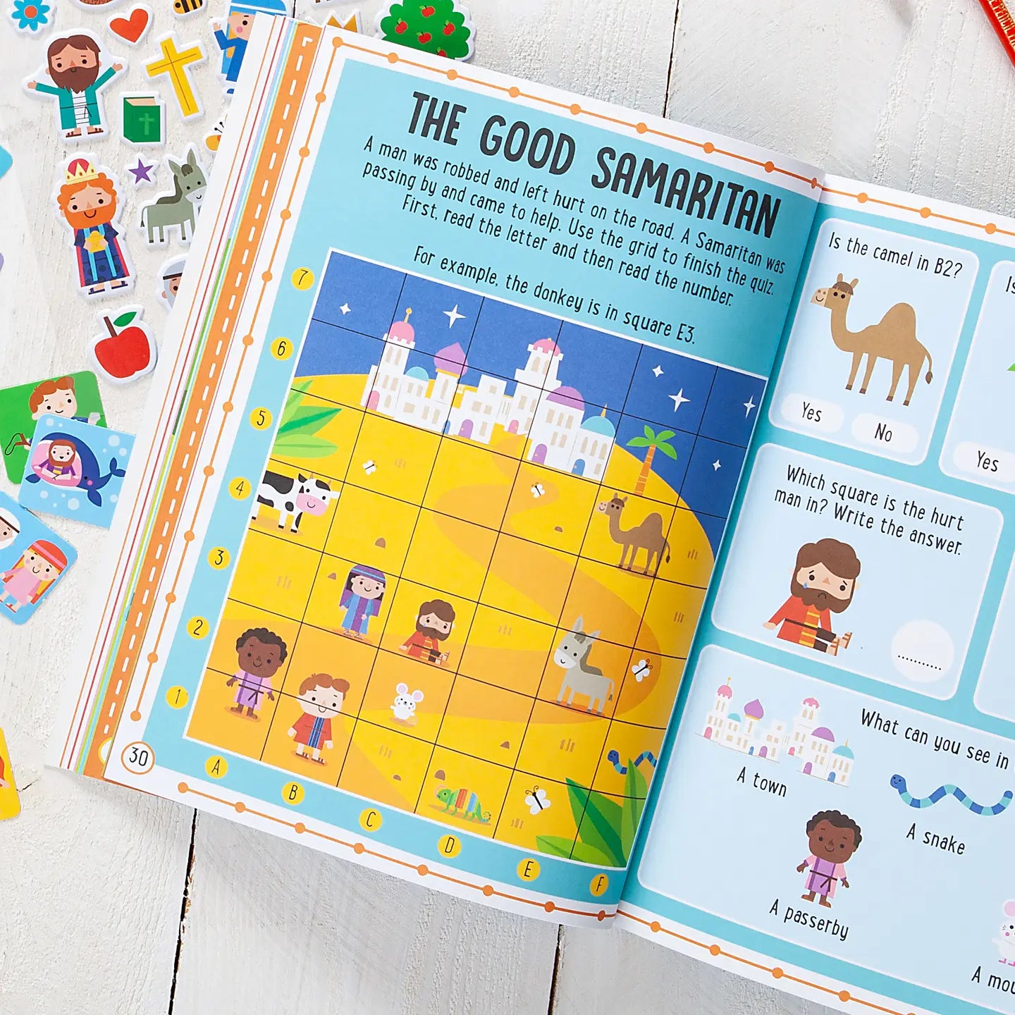 The Good Samaritan activity page