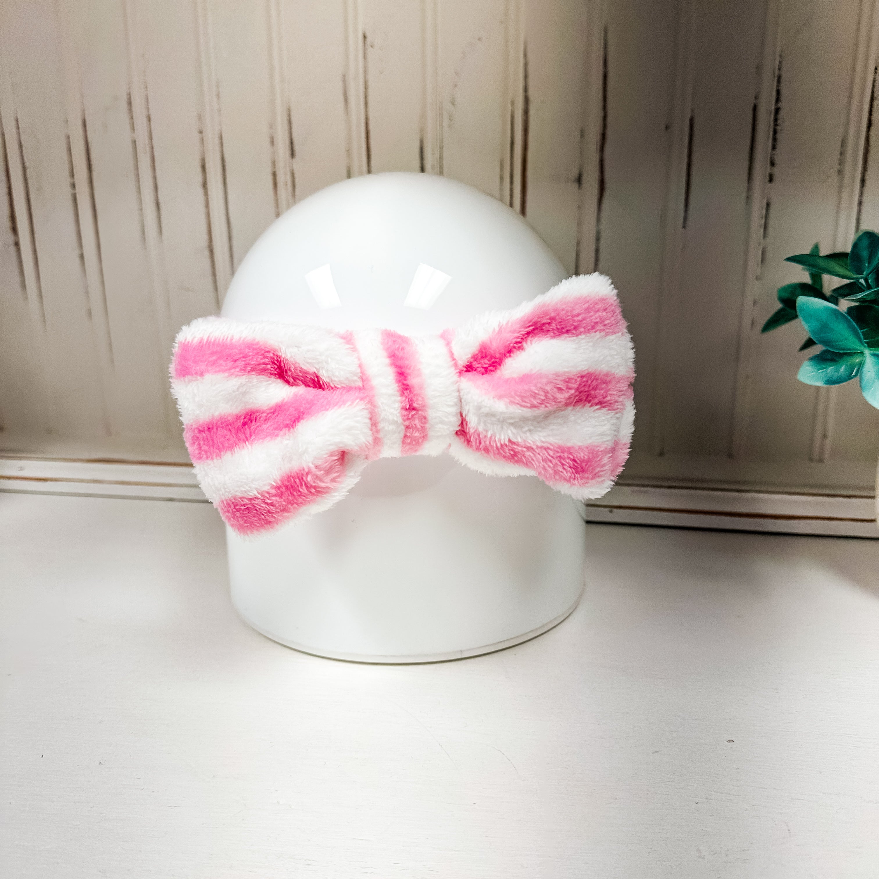 Pink Spa Headband with Bow