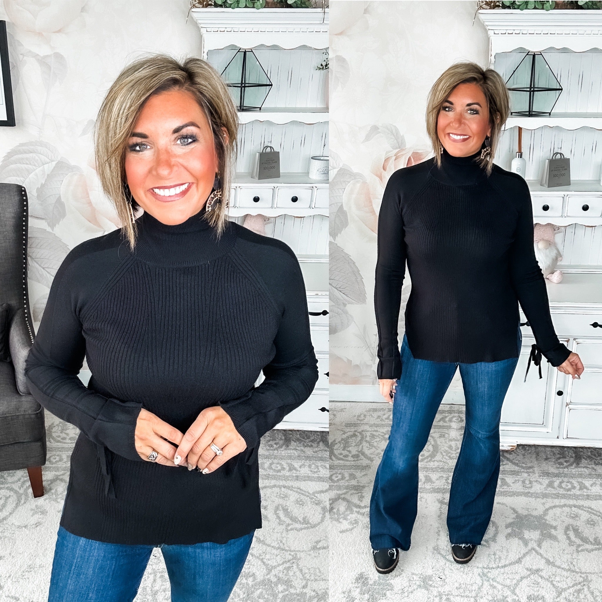 Already Gone Again Turtleneck Sweater