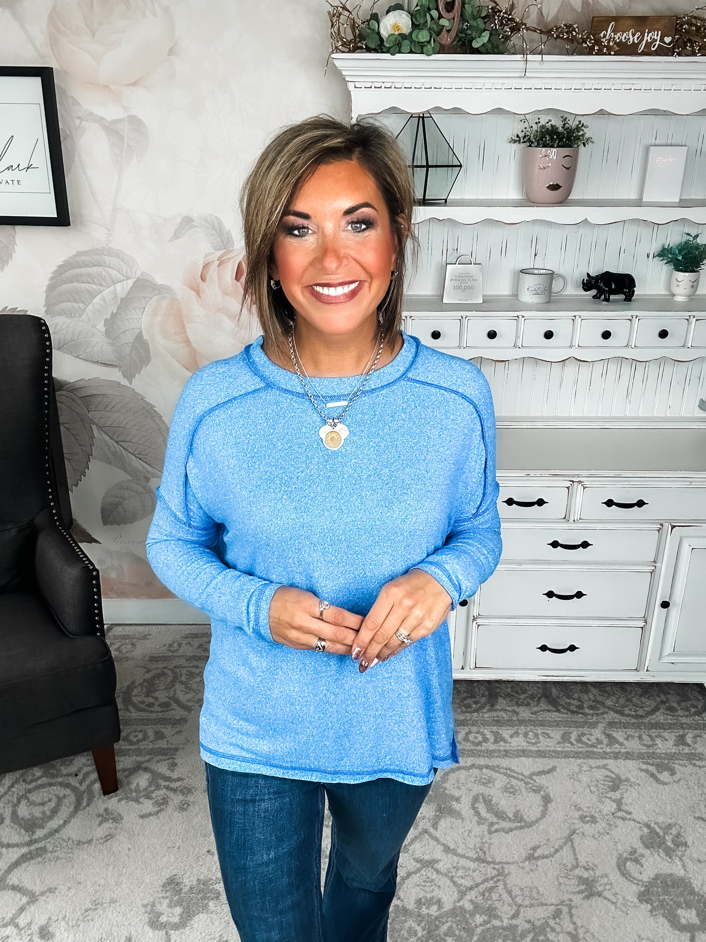 BLACK FRIDAY EXCLUSIVE - Midnight Mover Pullover - Ocean Blue