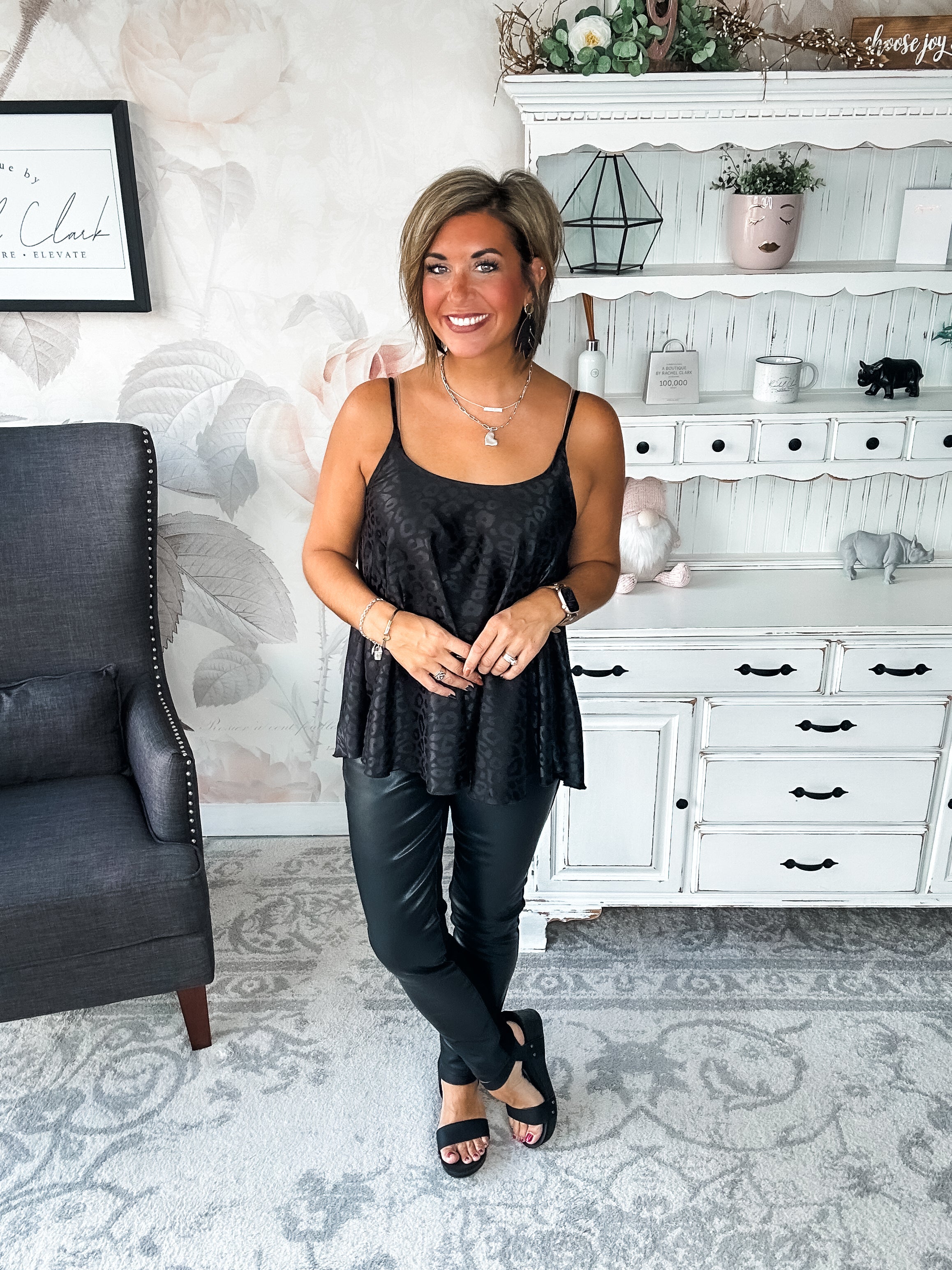 Remember Your Heart Tank - Black