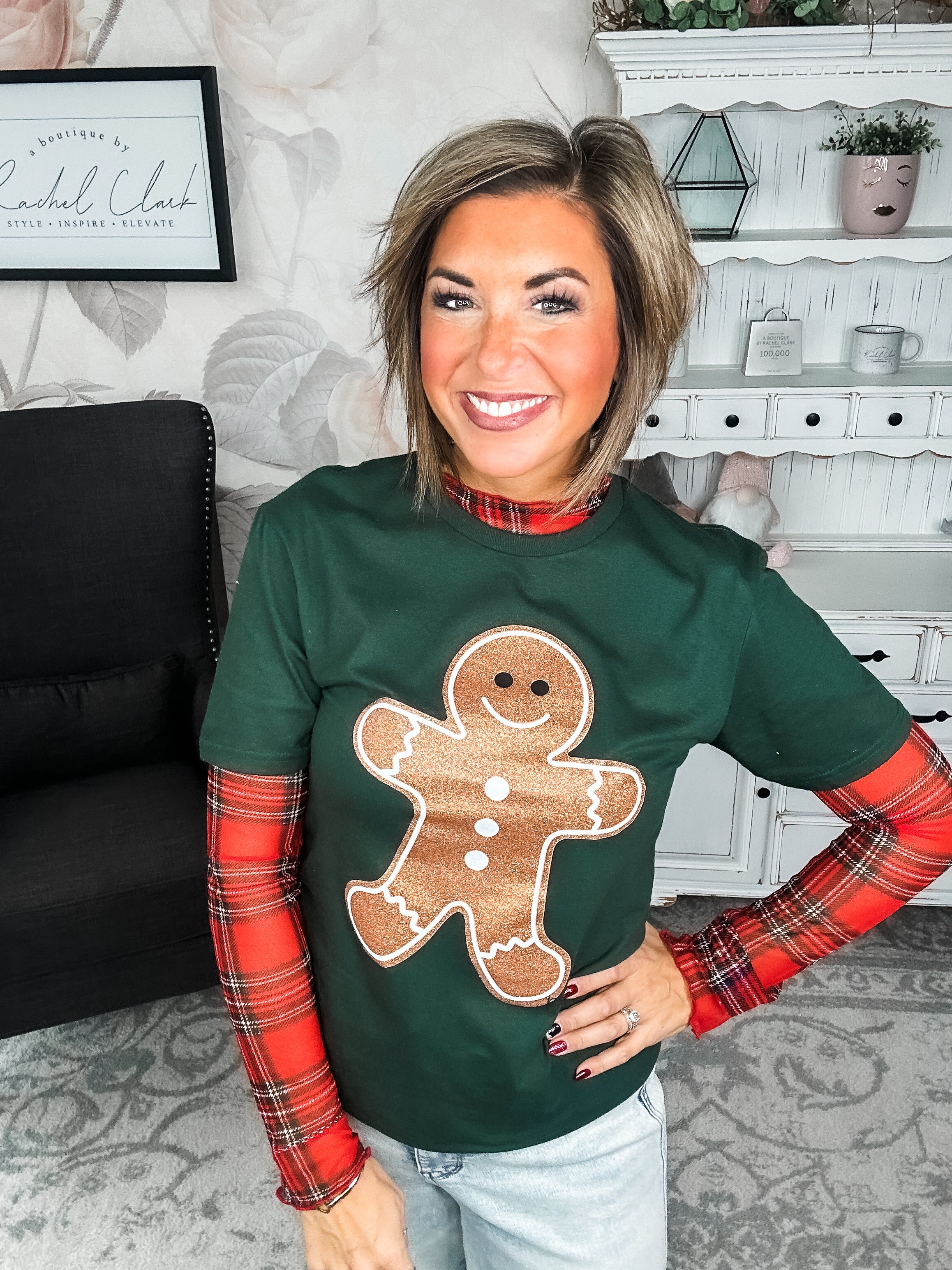 Glitter Gingy Graphic Tee