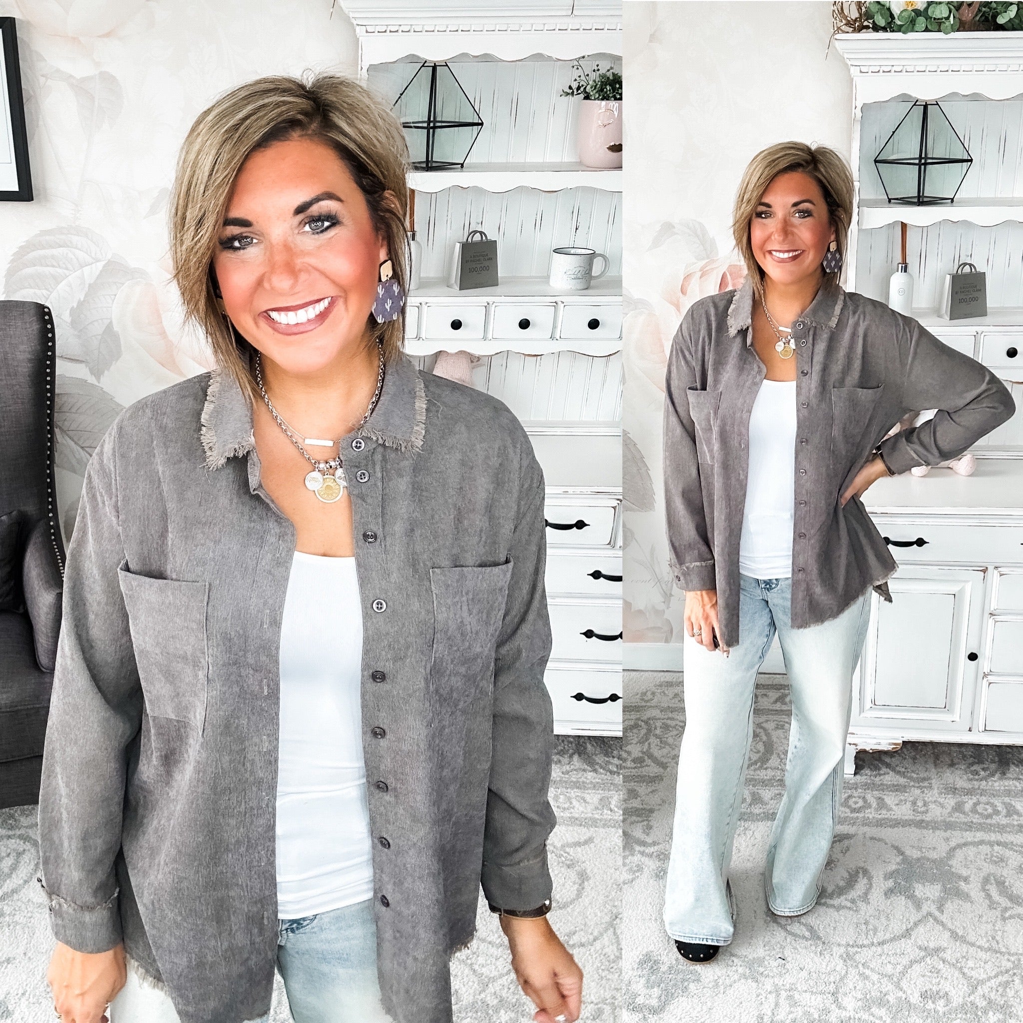 Get A Grip Button Down