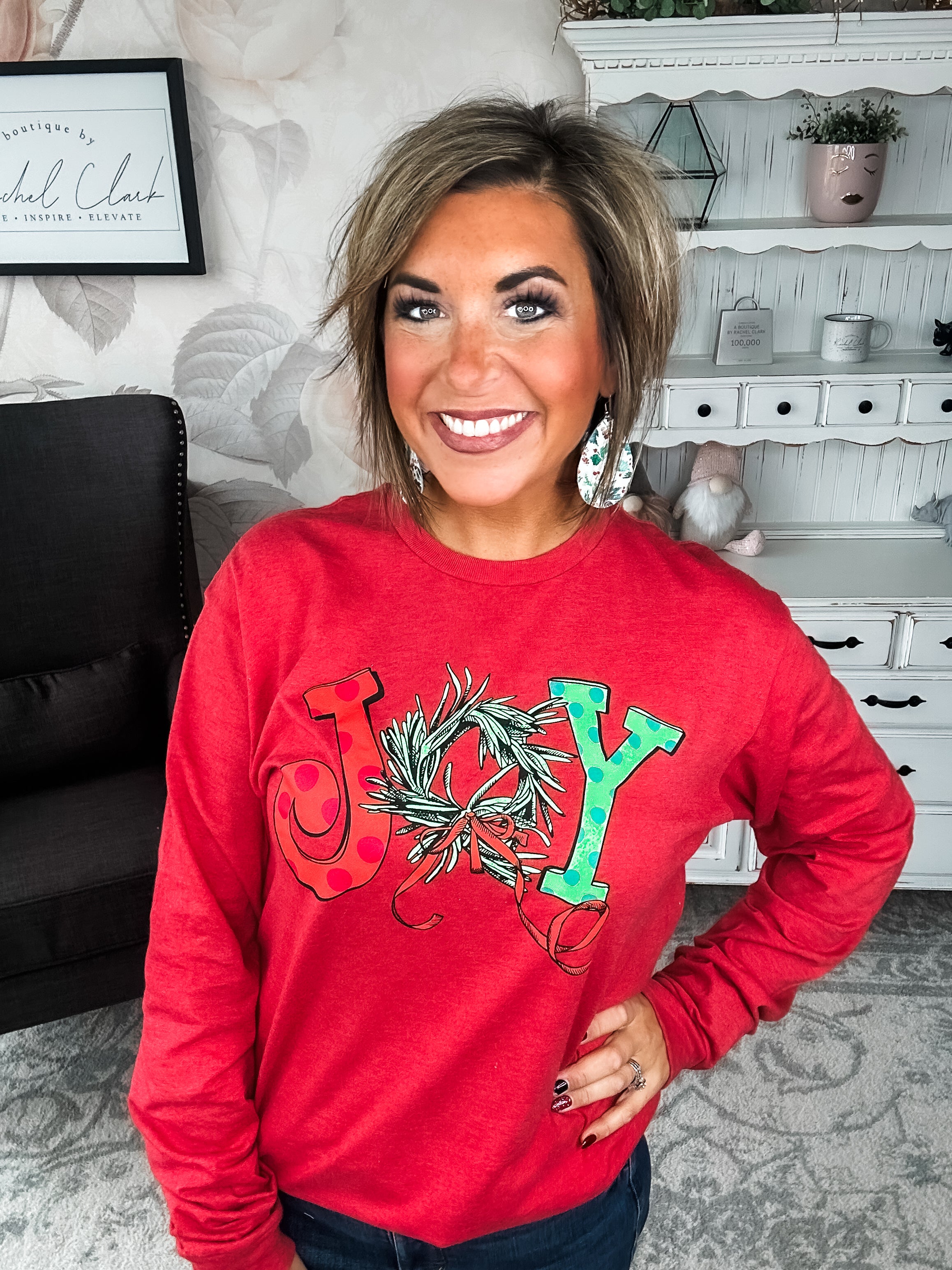 Joy Long Sleeve Graphic Tee