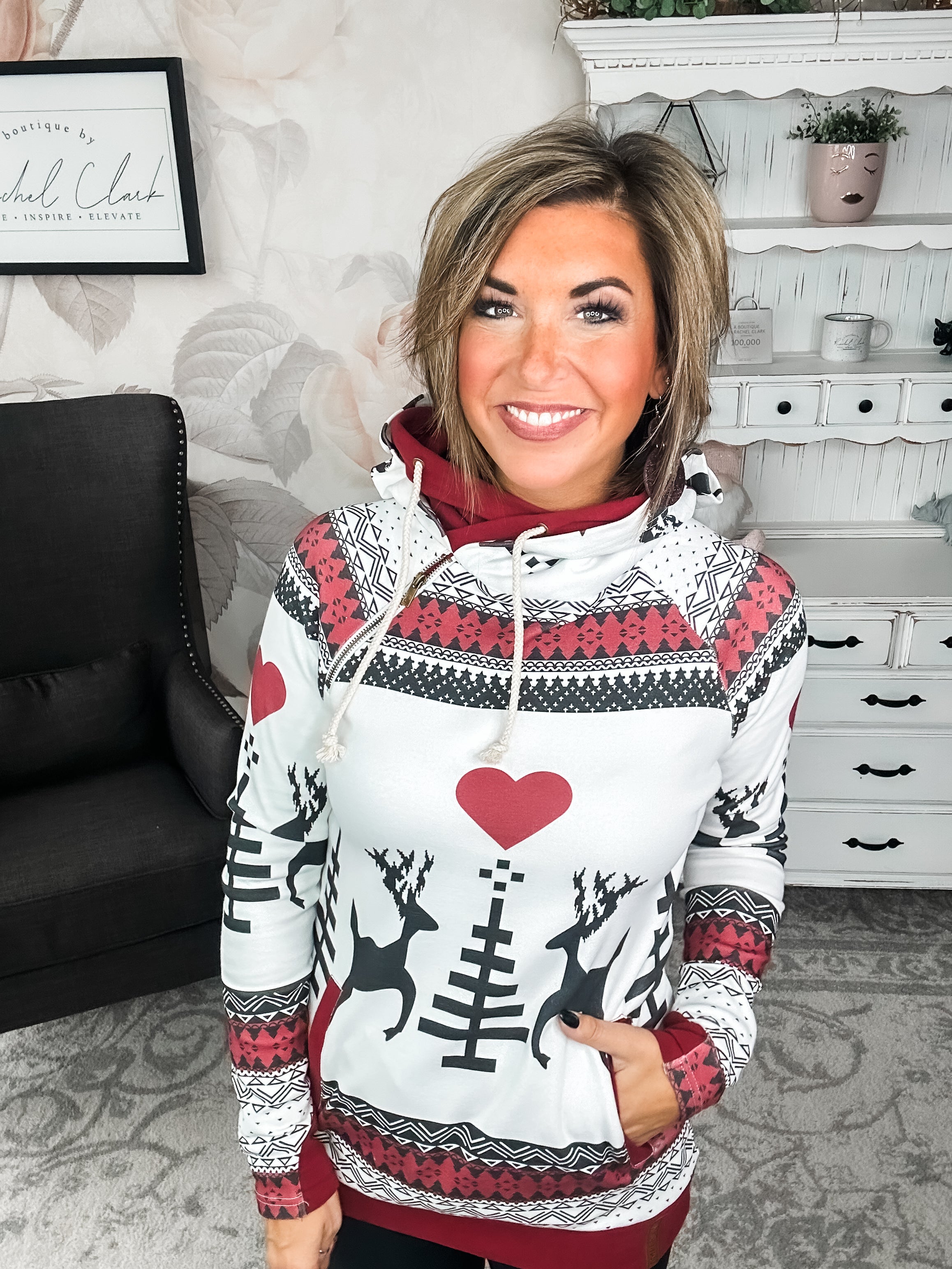 Ampersand Avenue - Doublehood™ Sweatshirt - Winter Wonderland