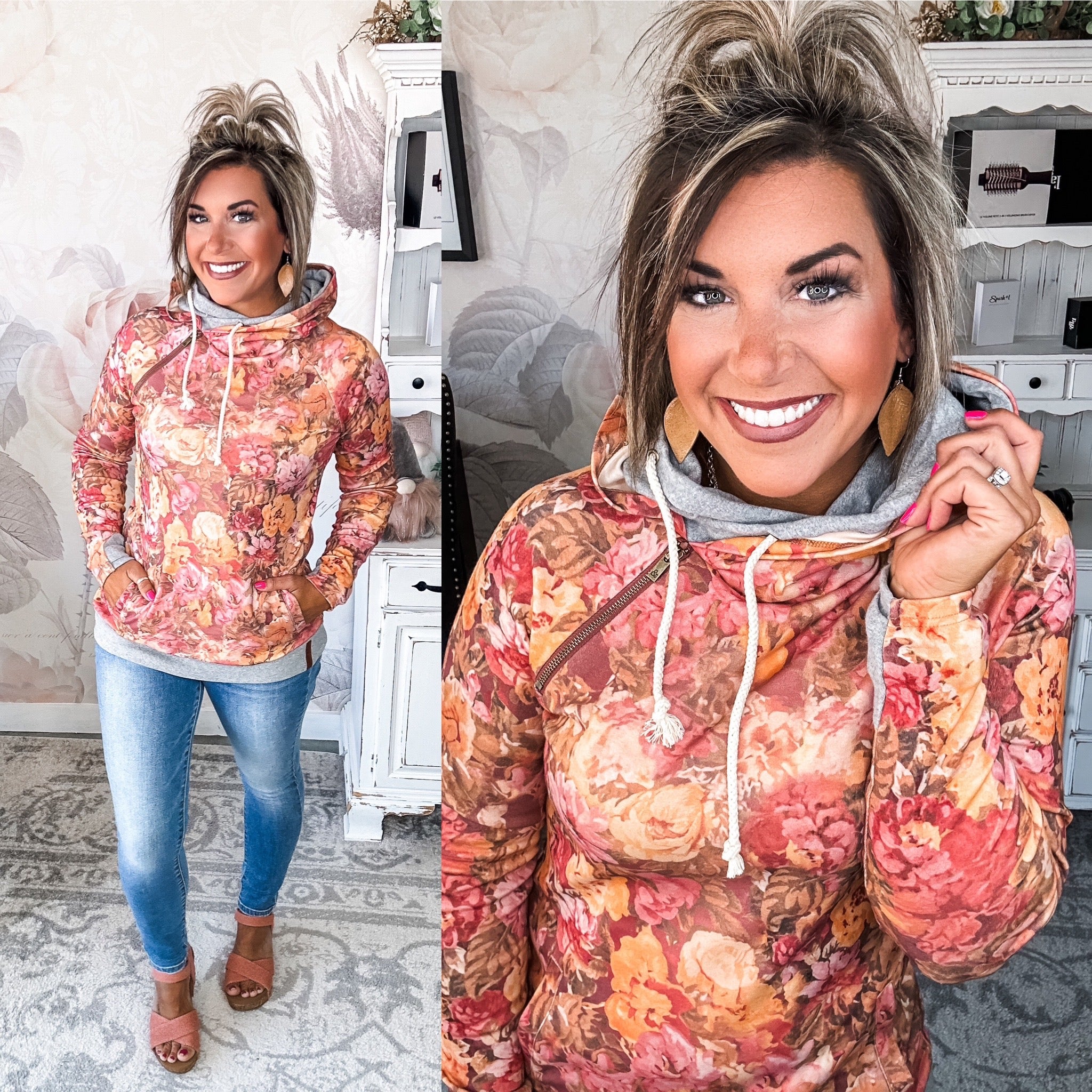 Ampersand Avenue - Doublehood™ Sweatshirt - Oopsie Daisy