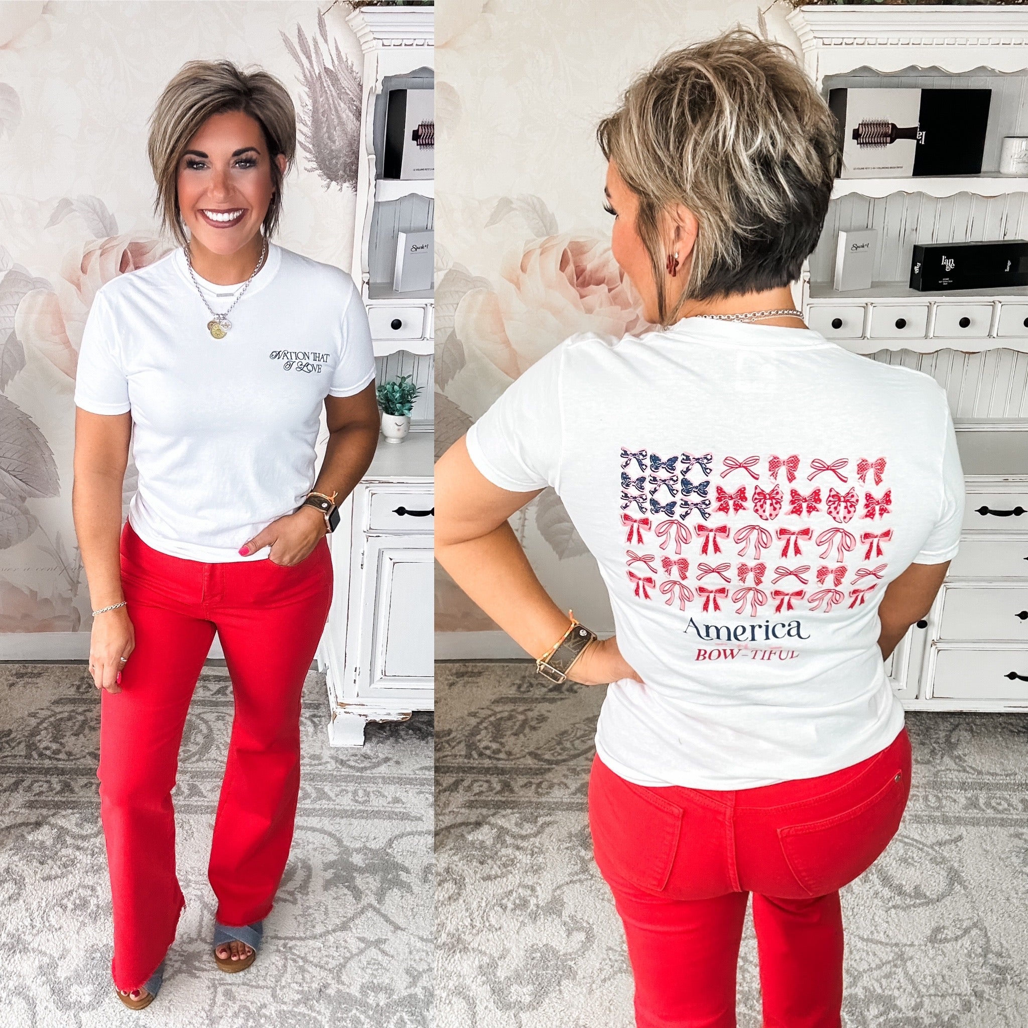 America The BOWtiful Graphic Tee