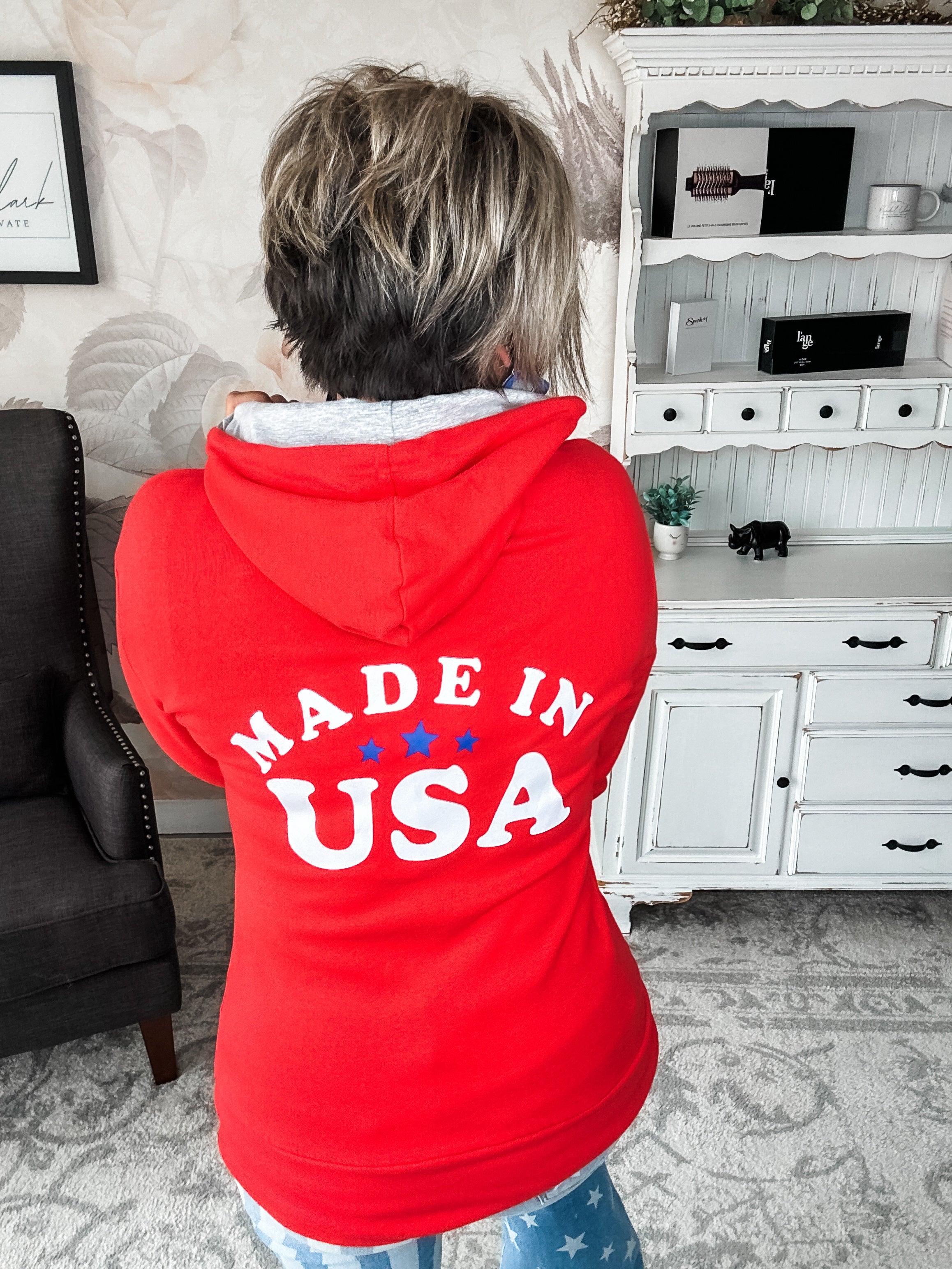 Ampersand Avenue Fullzip Sweatshirt Made in the USA