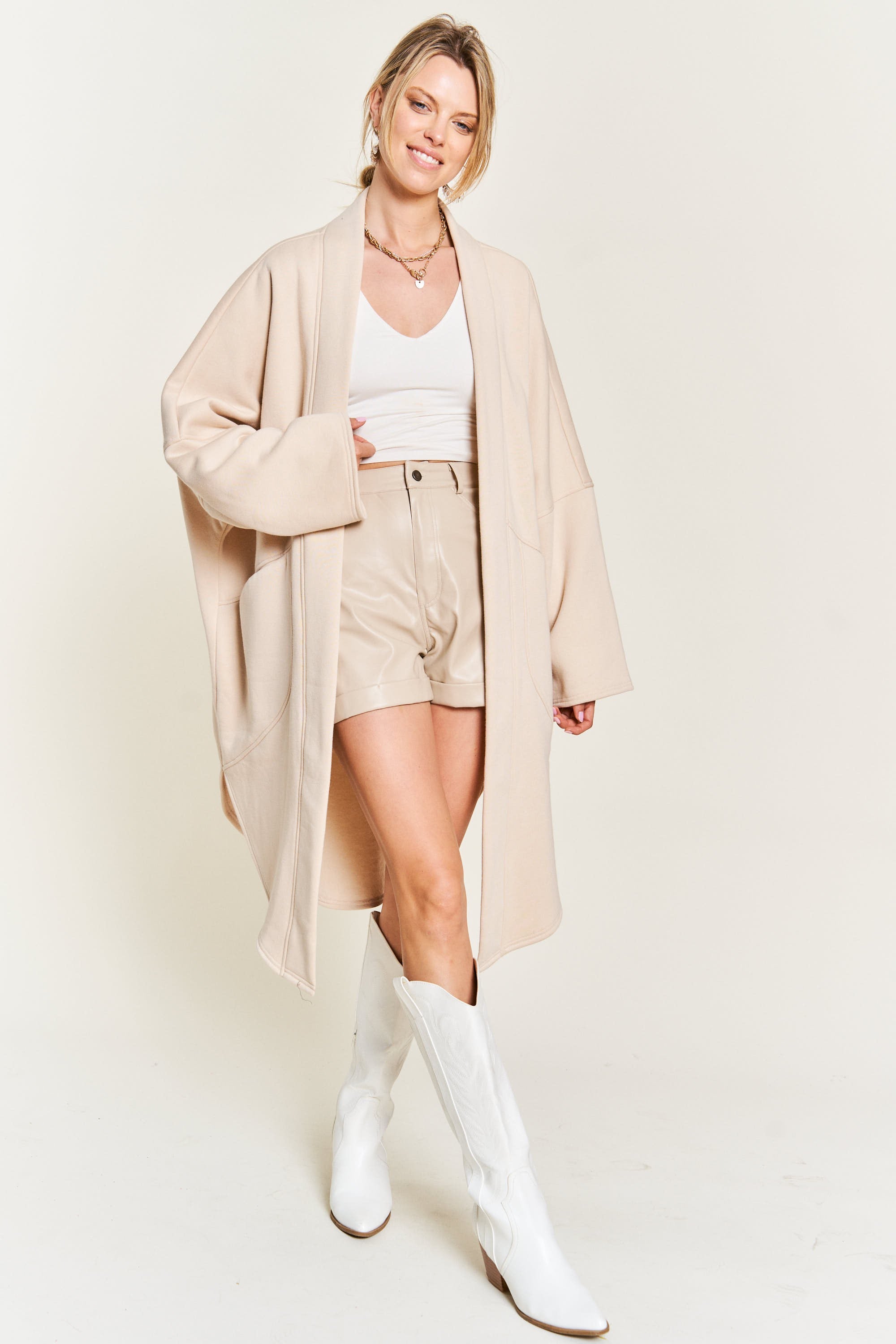 Happiness Awaits Oversized Cardigan