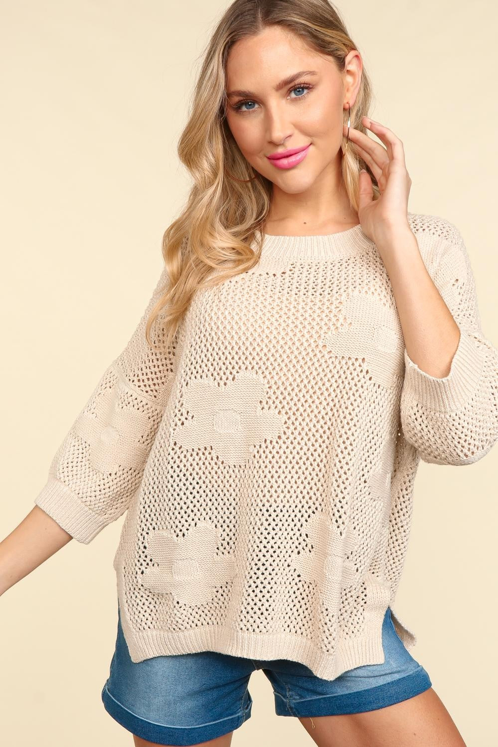 Got Smarter Mesh Sweater