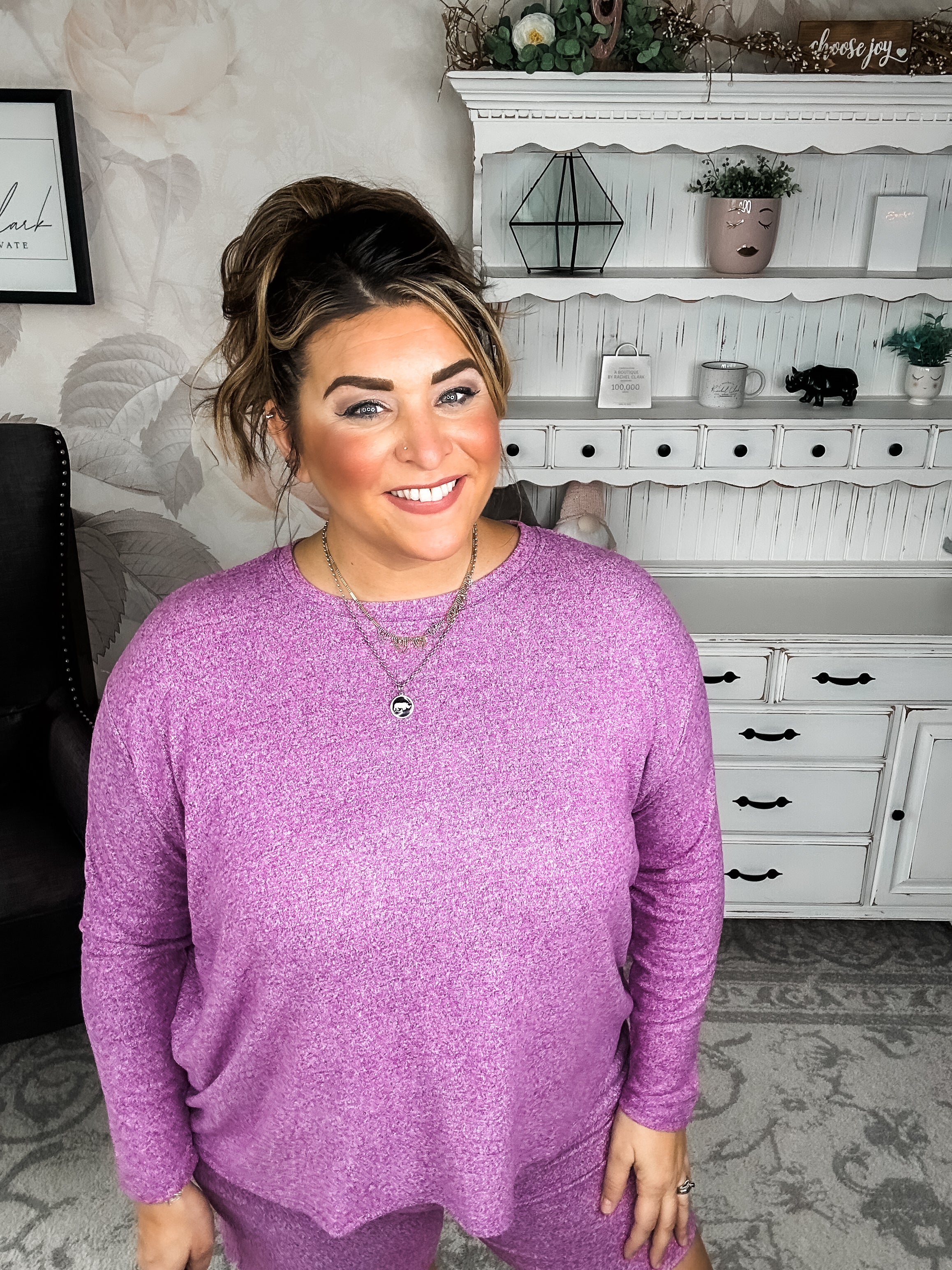 Twilight Traveler Lounge Set - Light Plum