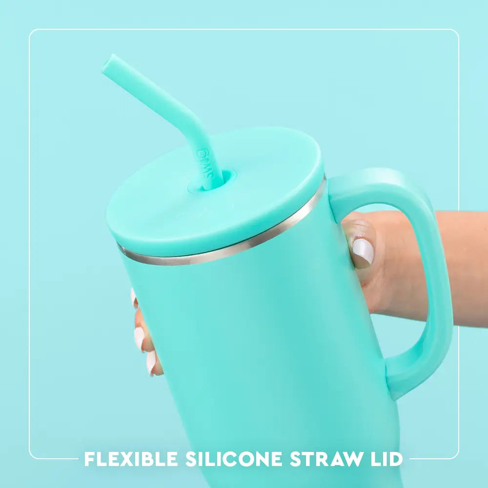 Flexible Silicone Straw LId