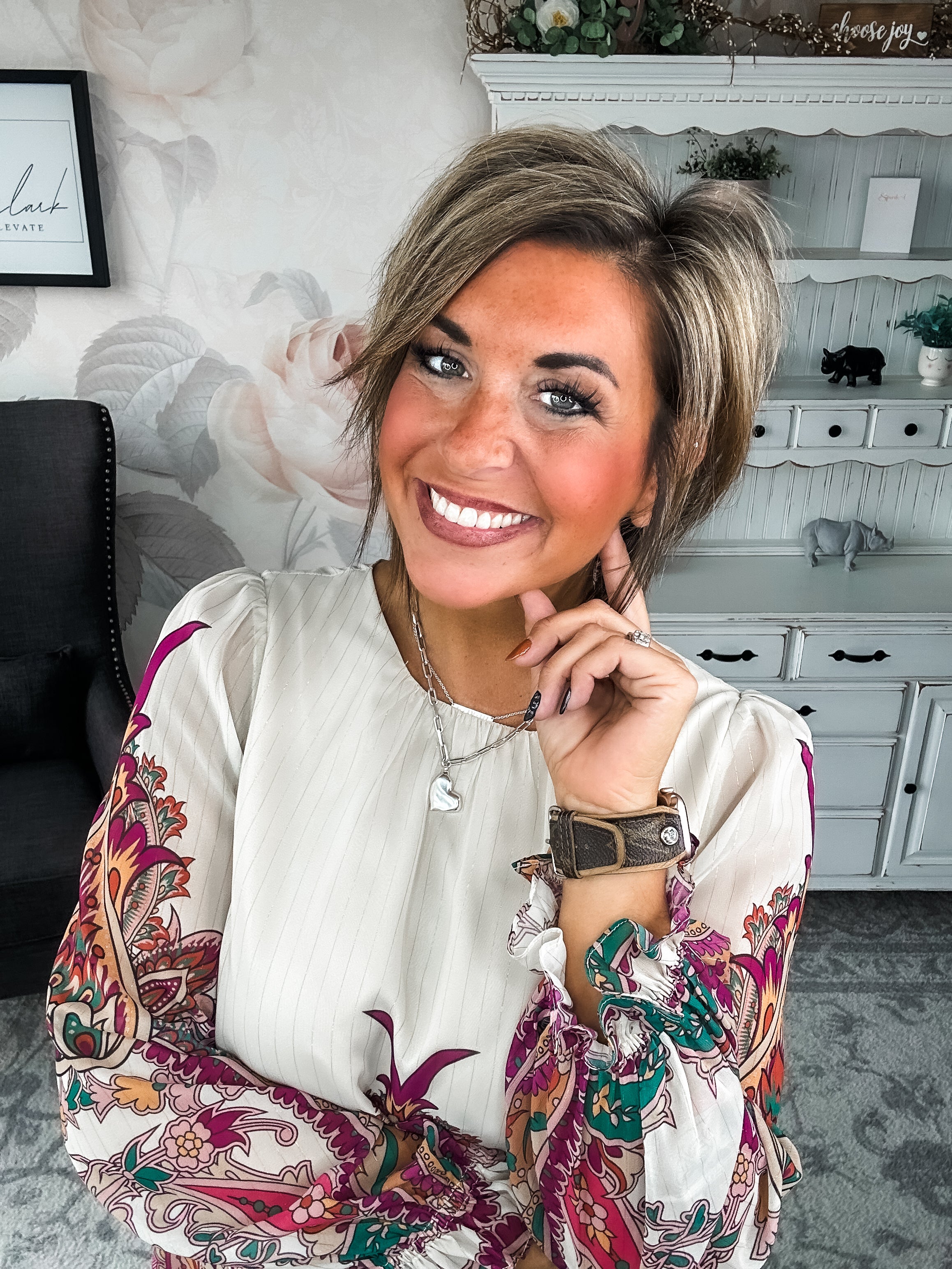 Stop Time Blouse