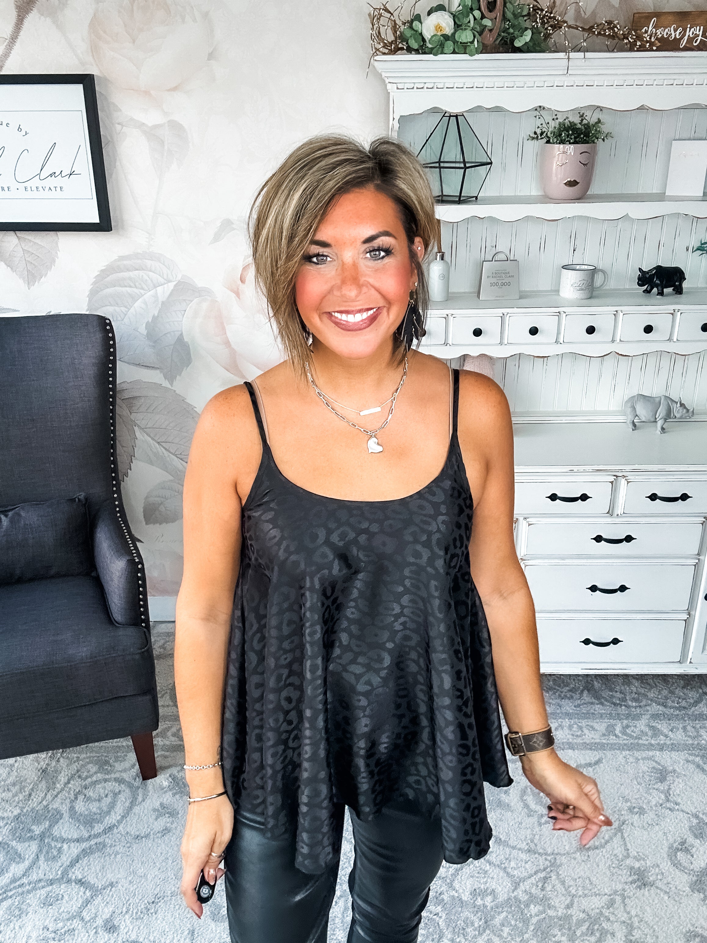 Remember Your Heart Tank - Black