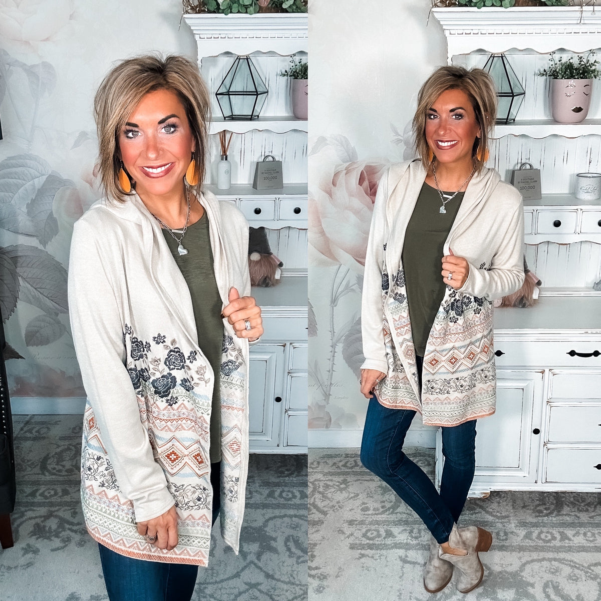 Fondest Memories Embroidered Cardigan