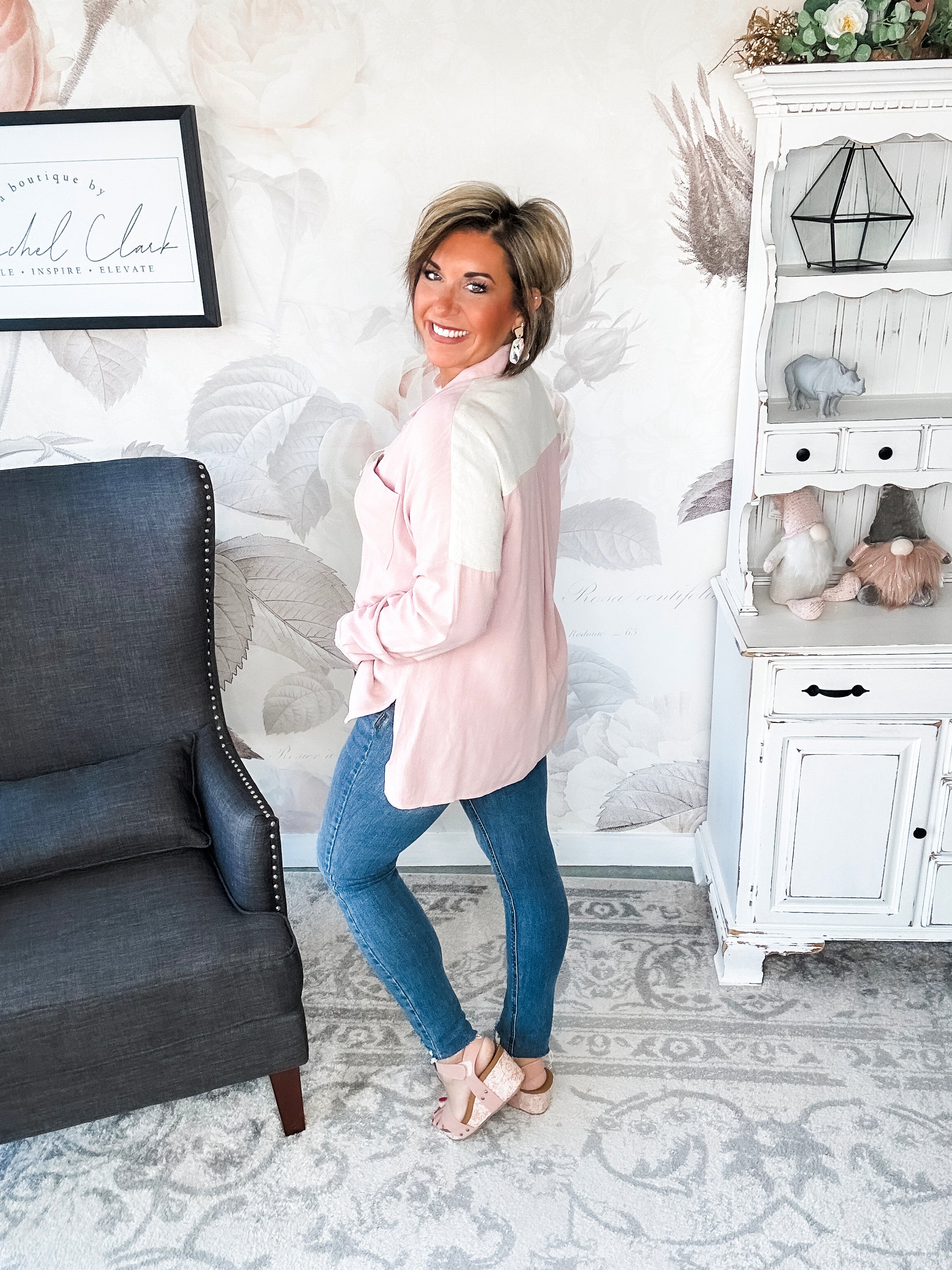 Wishing on Forever Linen Button Down