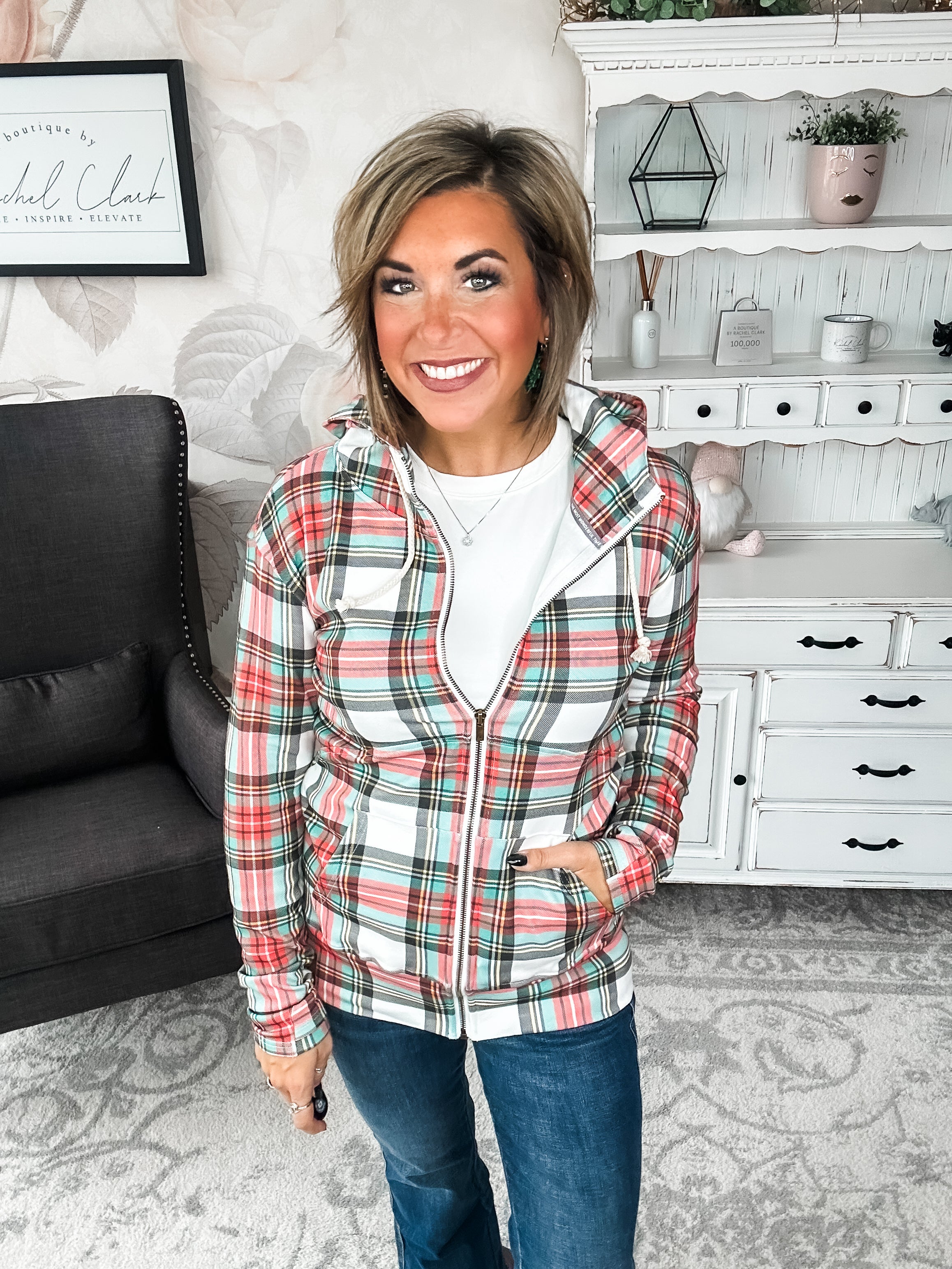 Ampersand Avenue Fullzip Sweatshirt - Warm Wishes