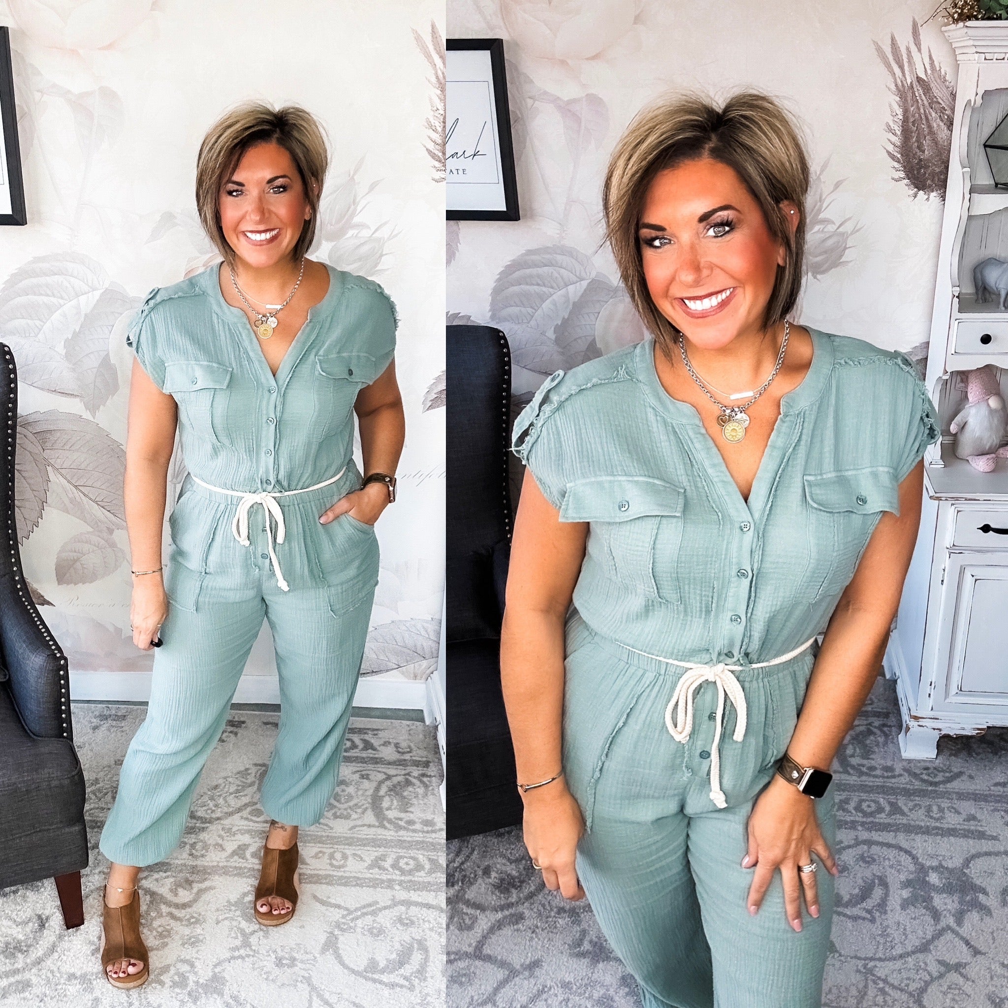 One More Time Utility Jumpsuit