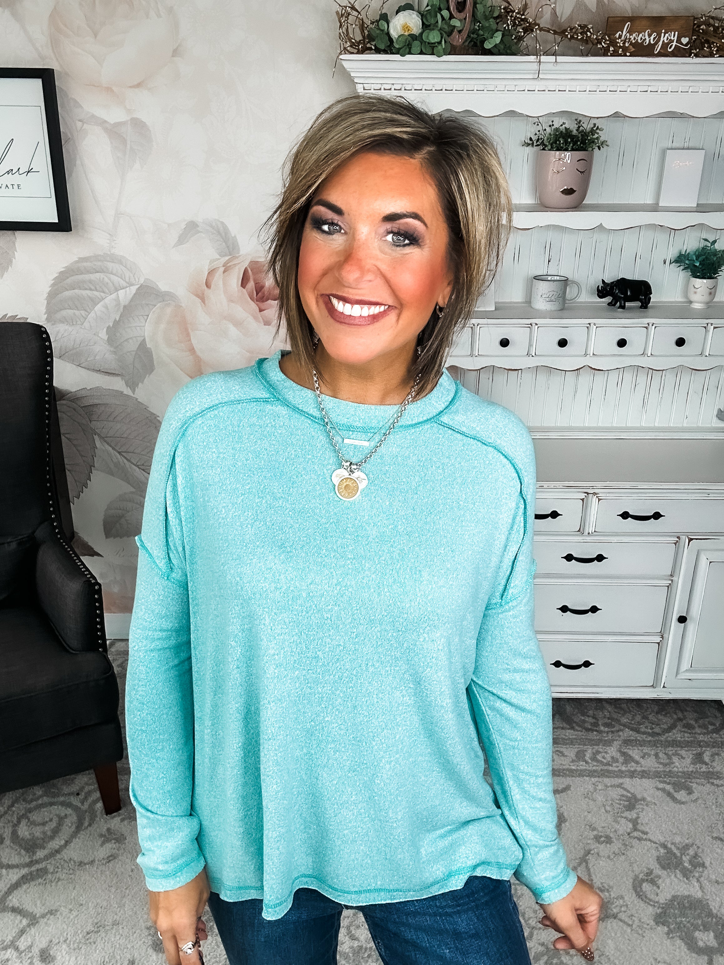 BLACK FRIDAY EXCLUSIVE - Midnight Mover Pullover - Aqua