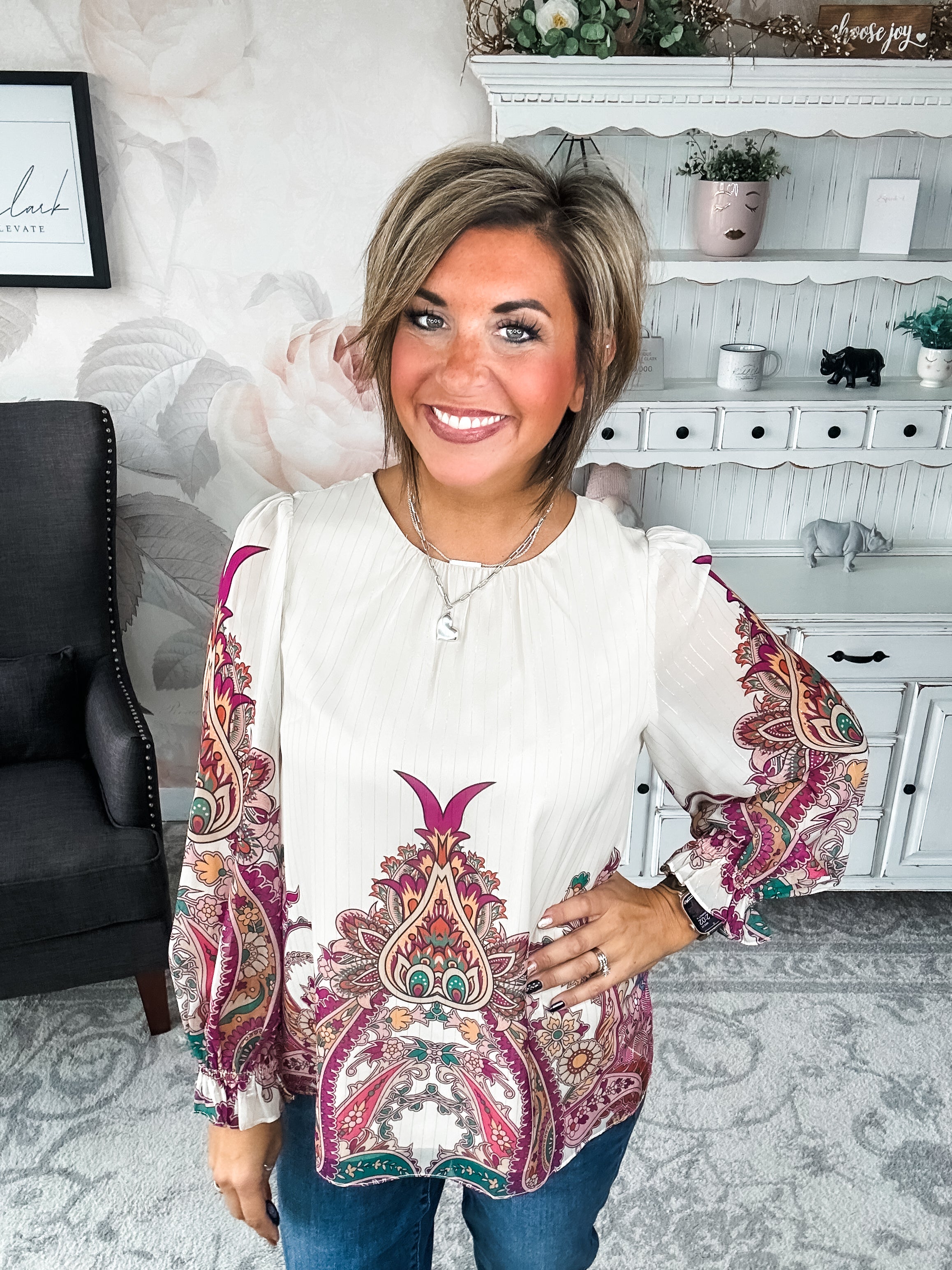 Stop Time Blouse