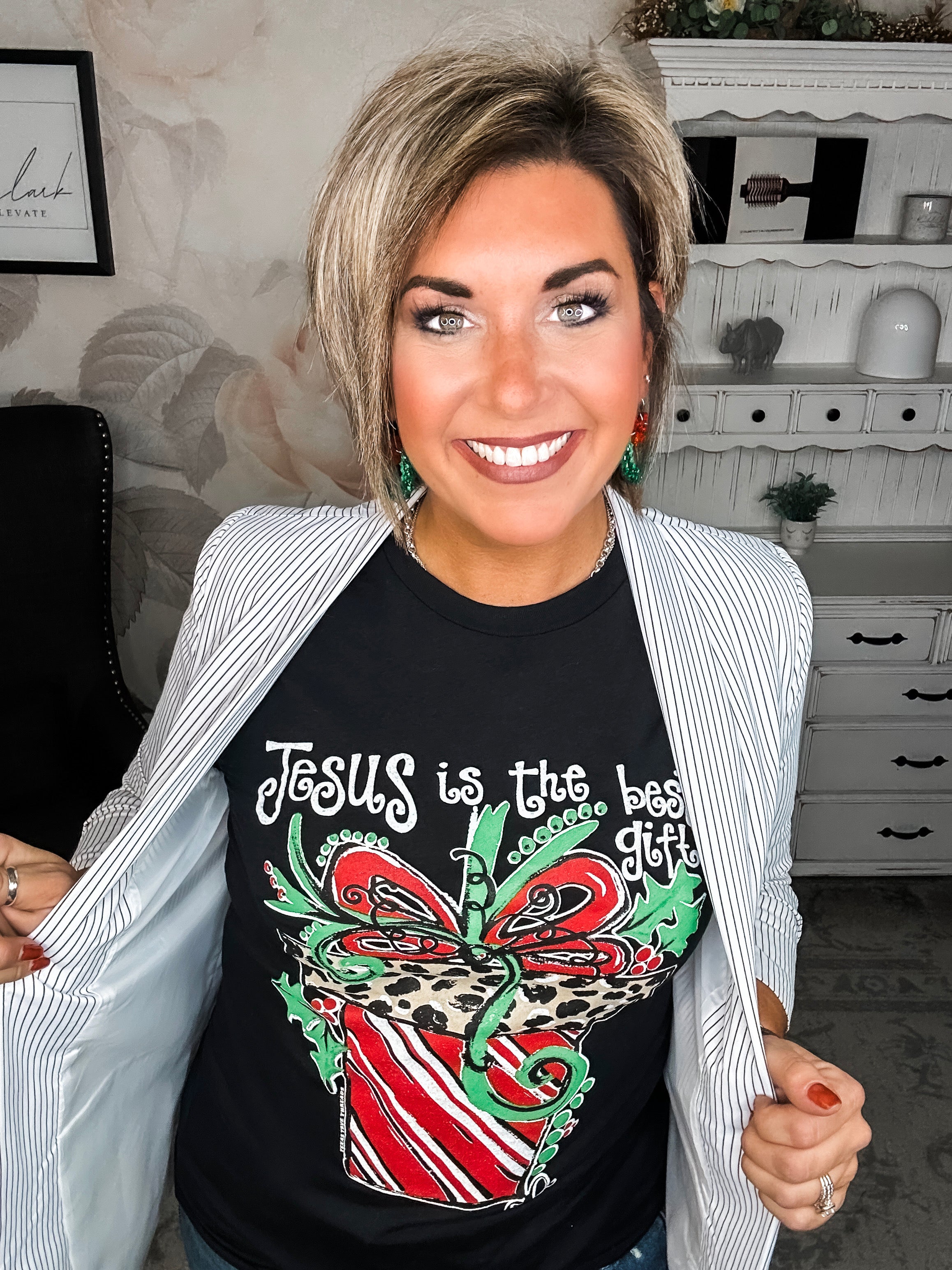 Jesus is the Best Gift Long Sleeve Graphic Tee