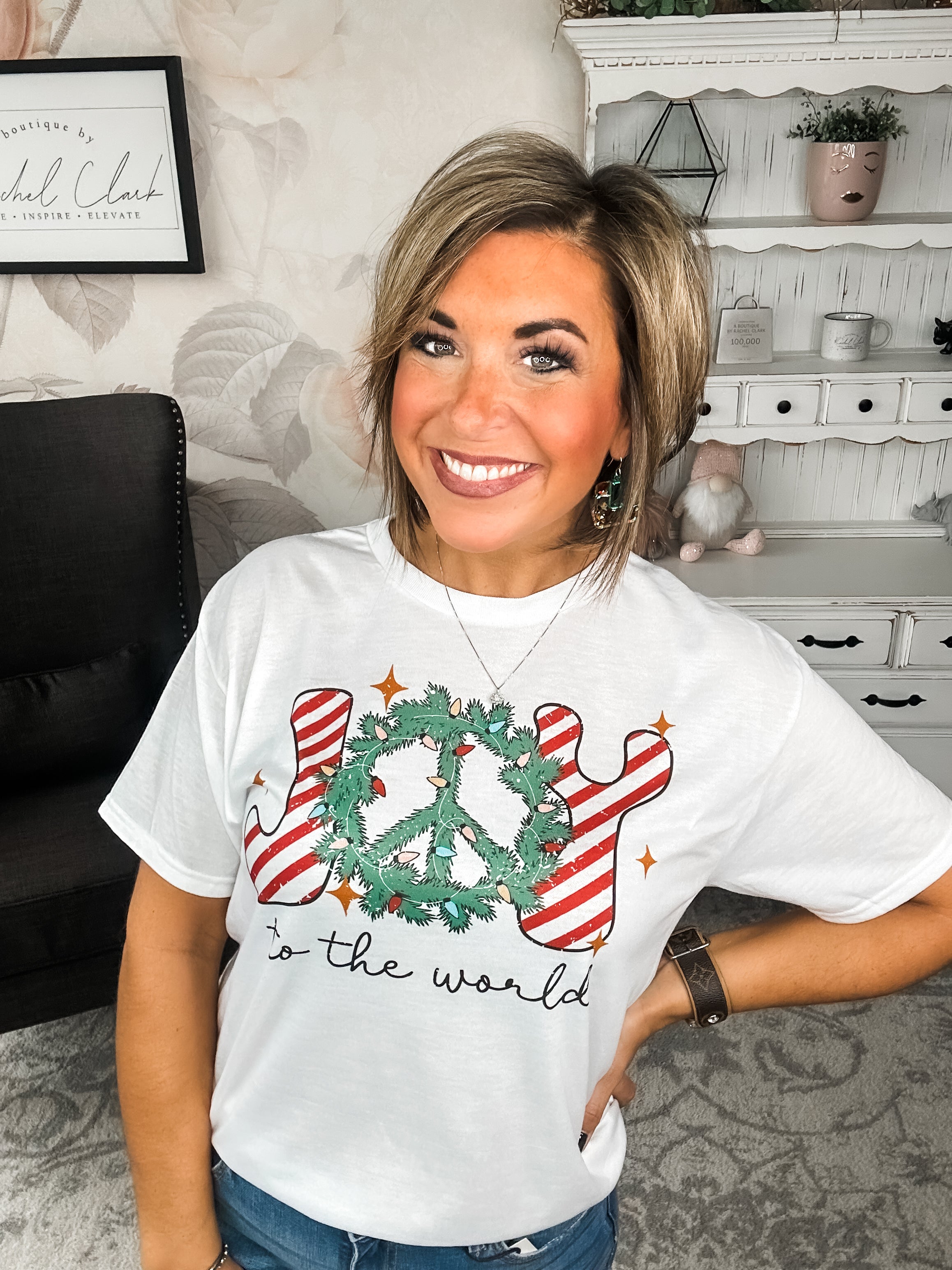 Joy to the Wreath Graphic Tee