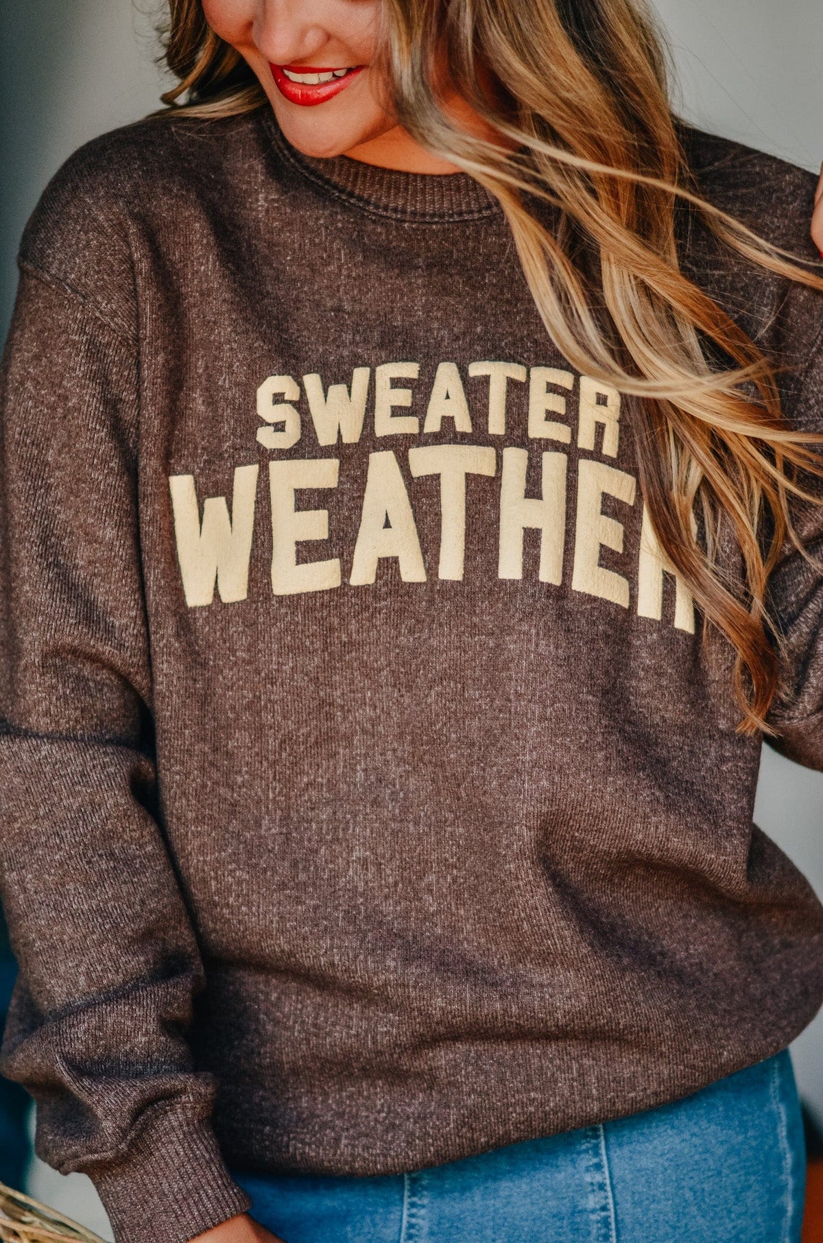 Sweater Weather Knit Sweatshirt *ONLINE EXCLUSIVE*