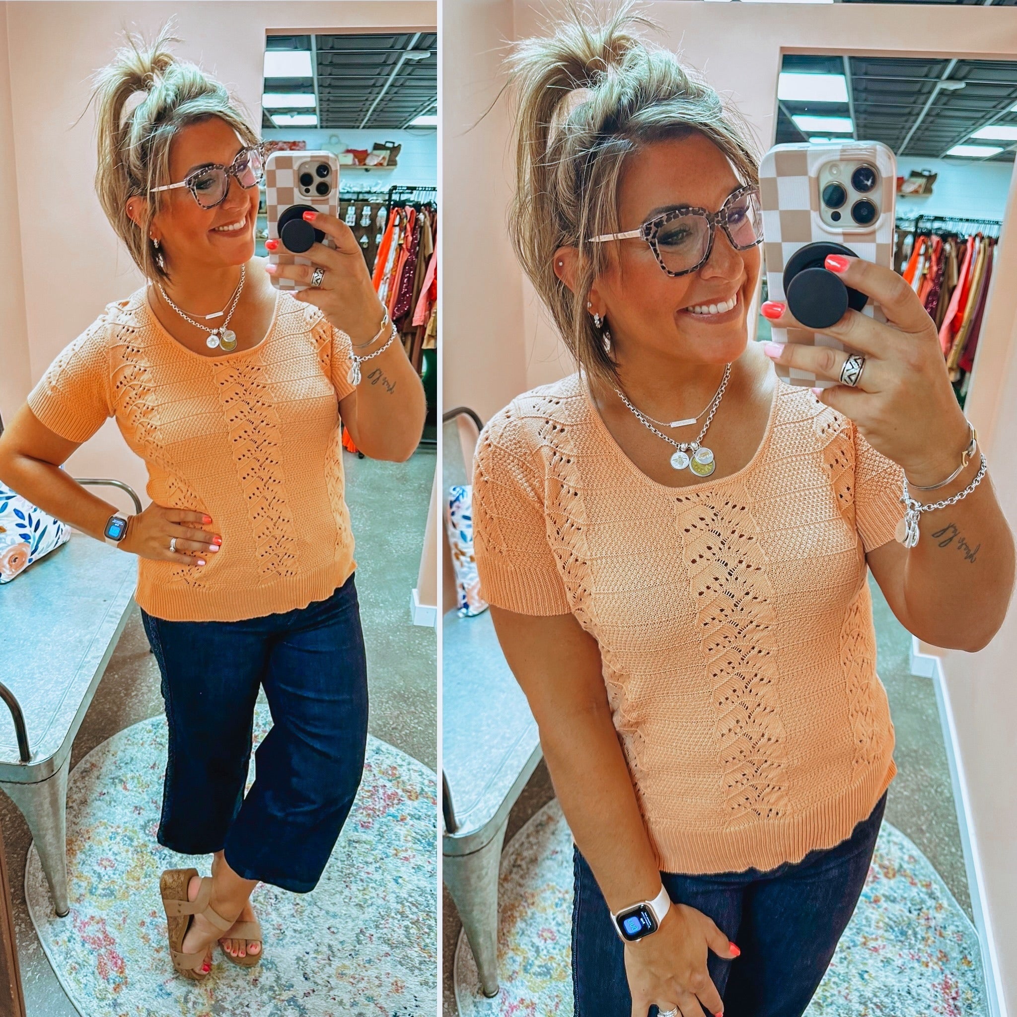 No More Words Knit Top