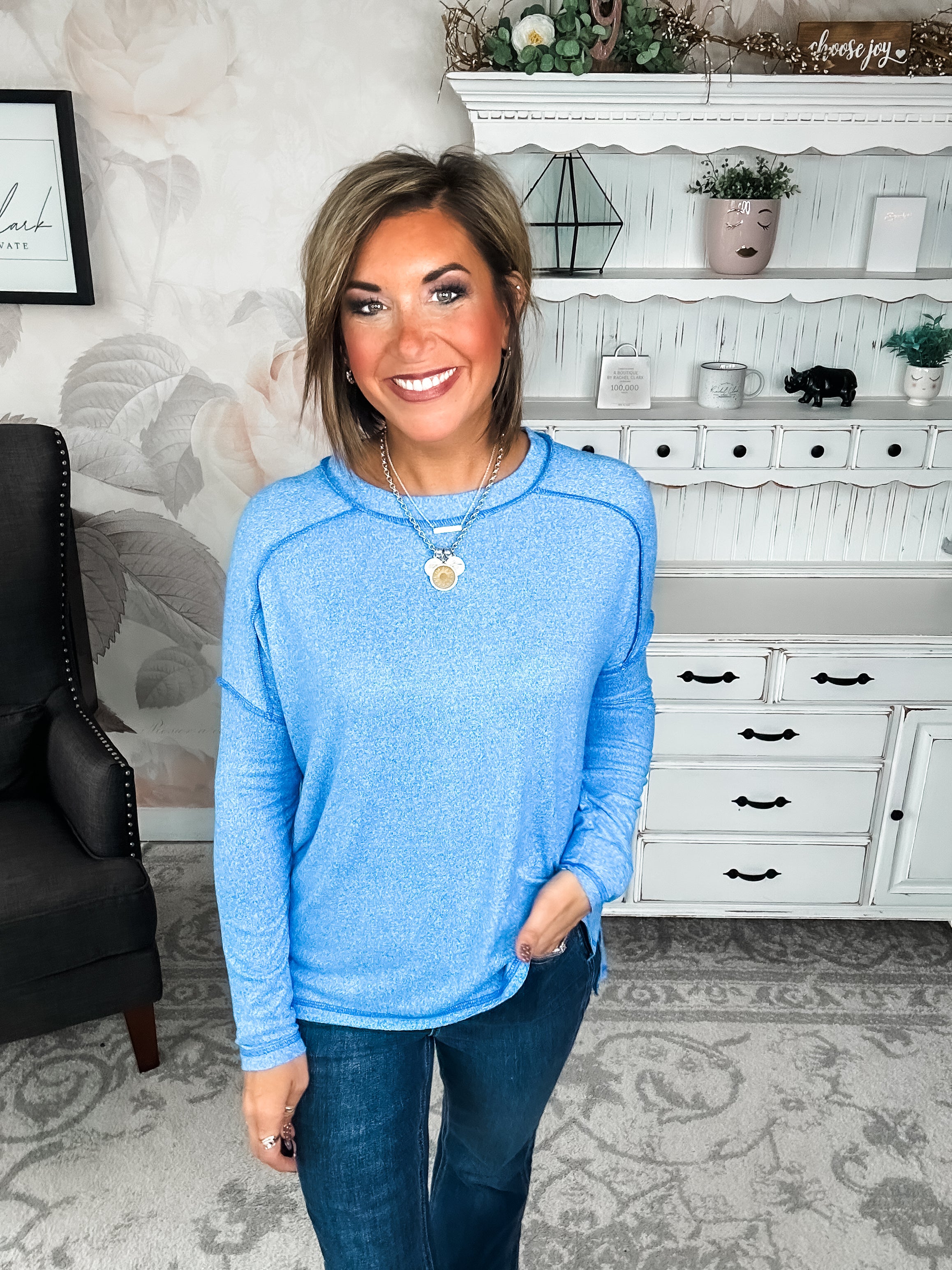 BLACK FRIDAY EXCLUSIVE - Midnight Mover Pullover - Ocean Blue