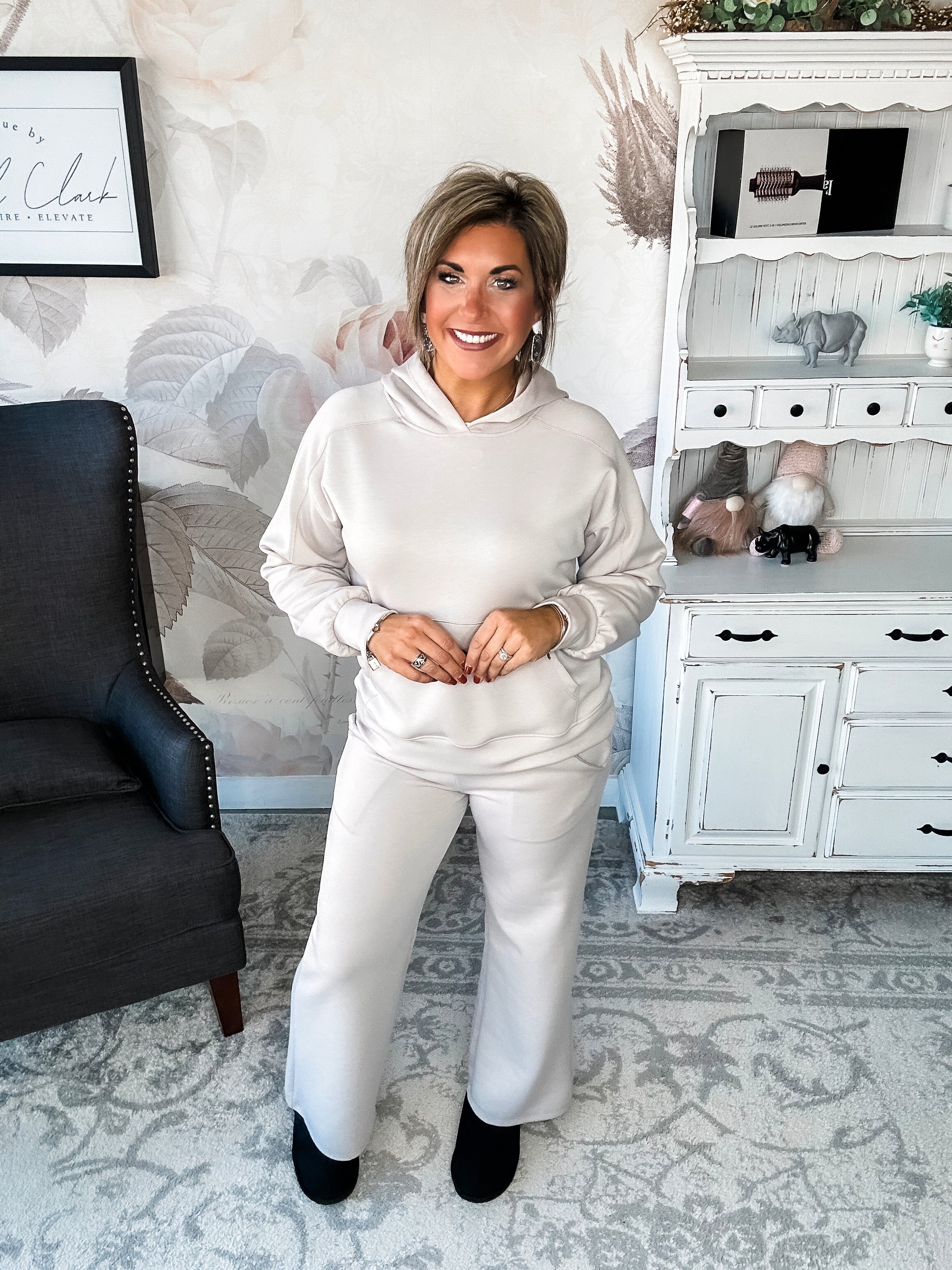 Charmed On The Weekend Hoodie - Grey