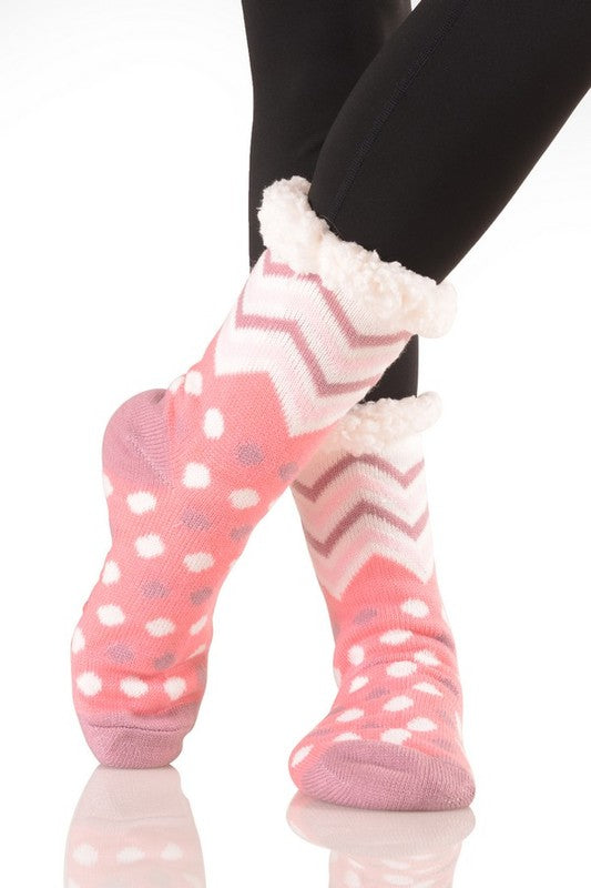 Sherpa Lined Slipper Socks (8 print options!)
