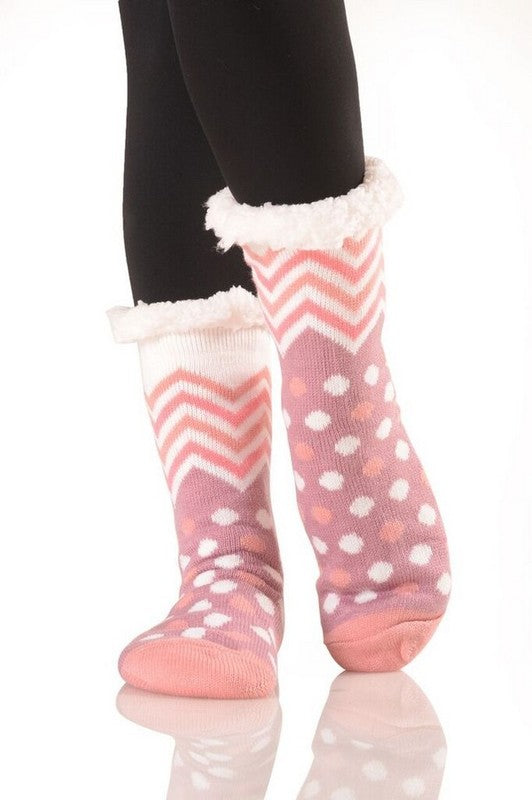 Sherpa Lined Slipper Socks (12 print options!)