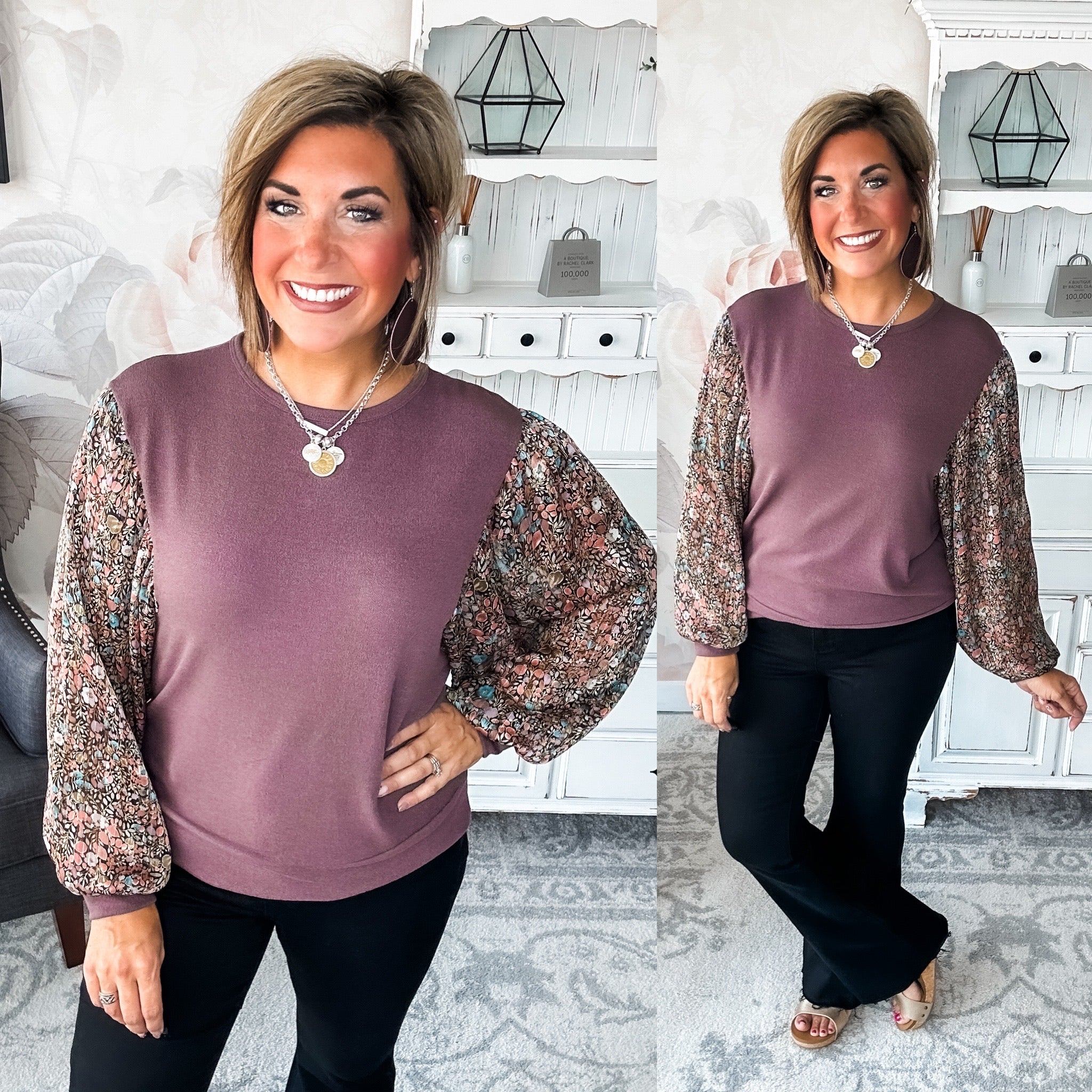 Tell Me You Love Me Blouse - Mocha