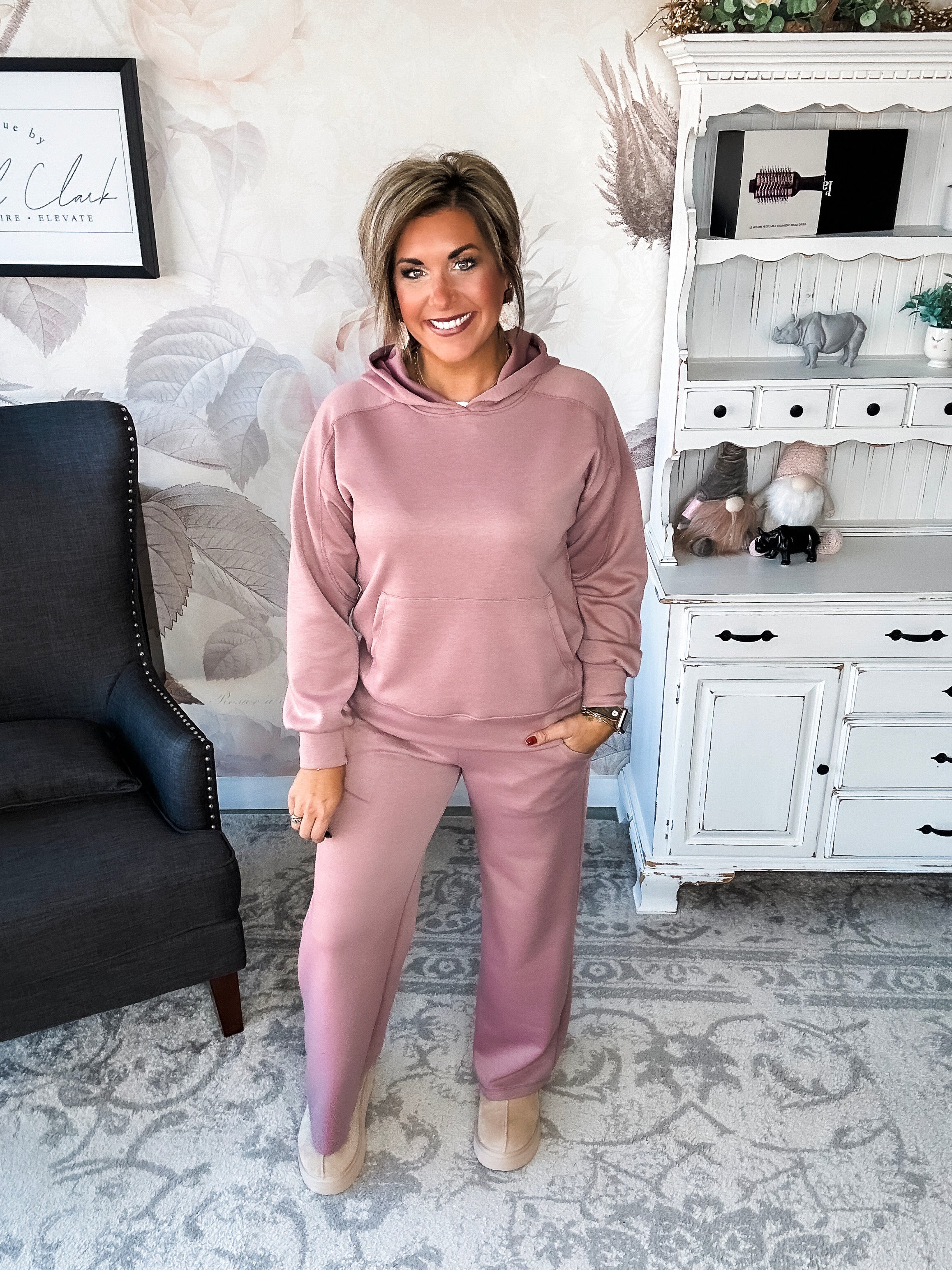 Charmed On The Weekend Hoodie - Mauve