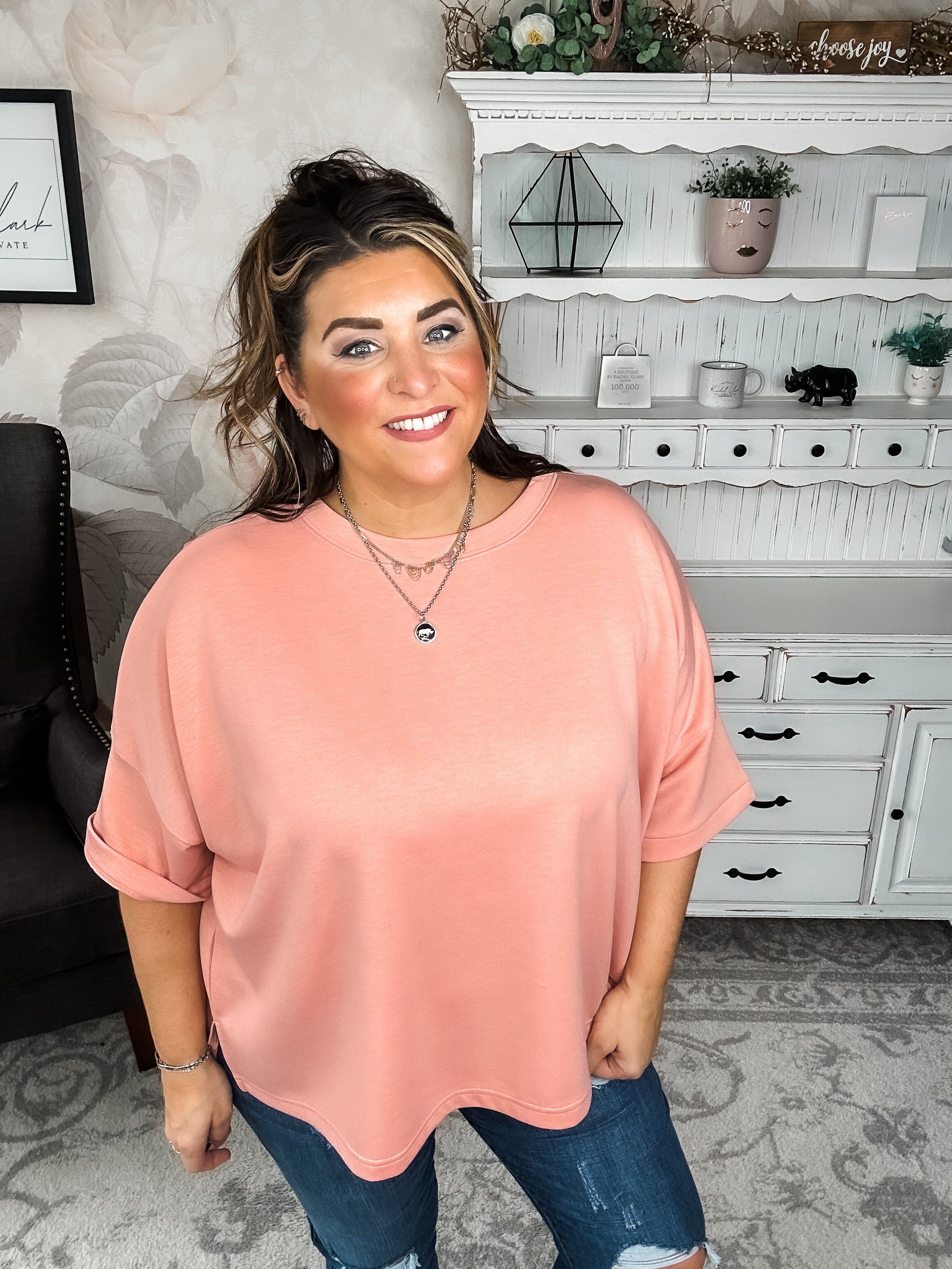 BLACK FRIDAY EXCLUSIVE - Nightfall Nomad Pullover - Tan Rose