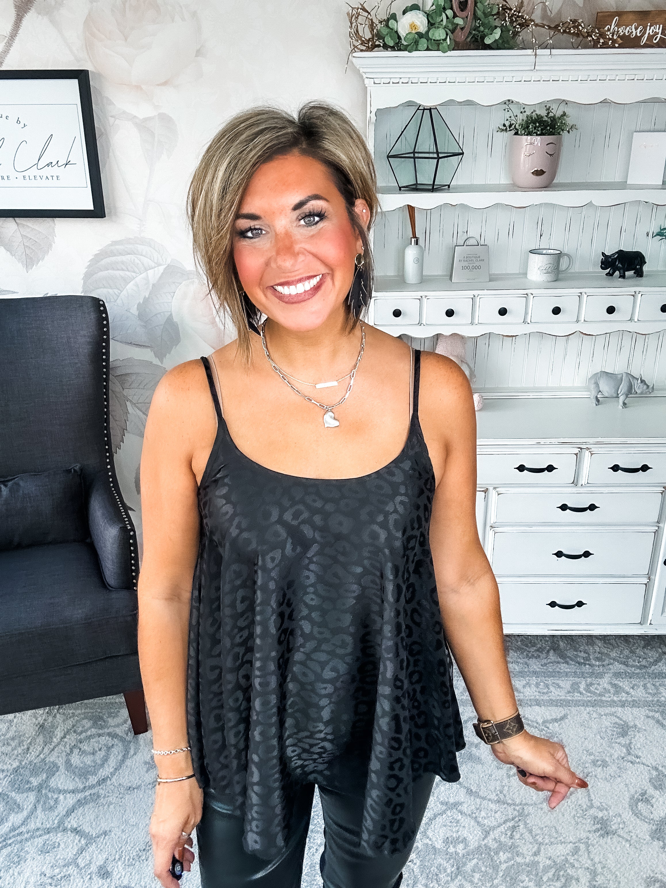 Remember Your Heart Tank - Black