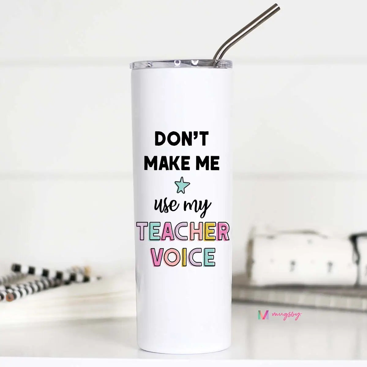 Teacher Voice Tall Travel Cup
