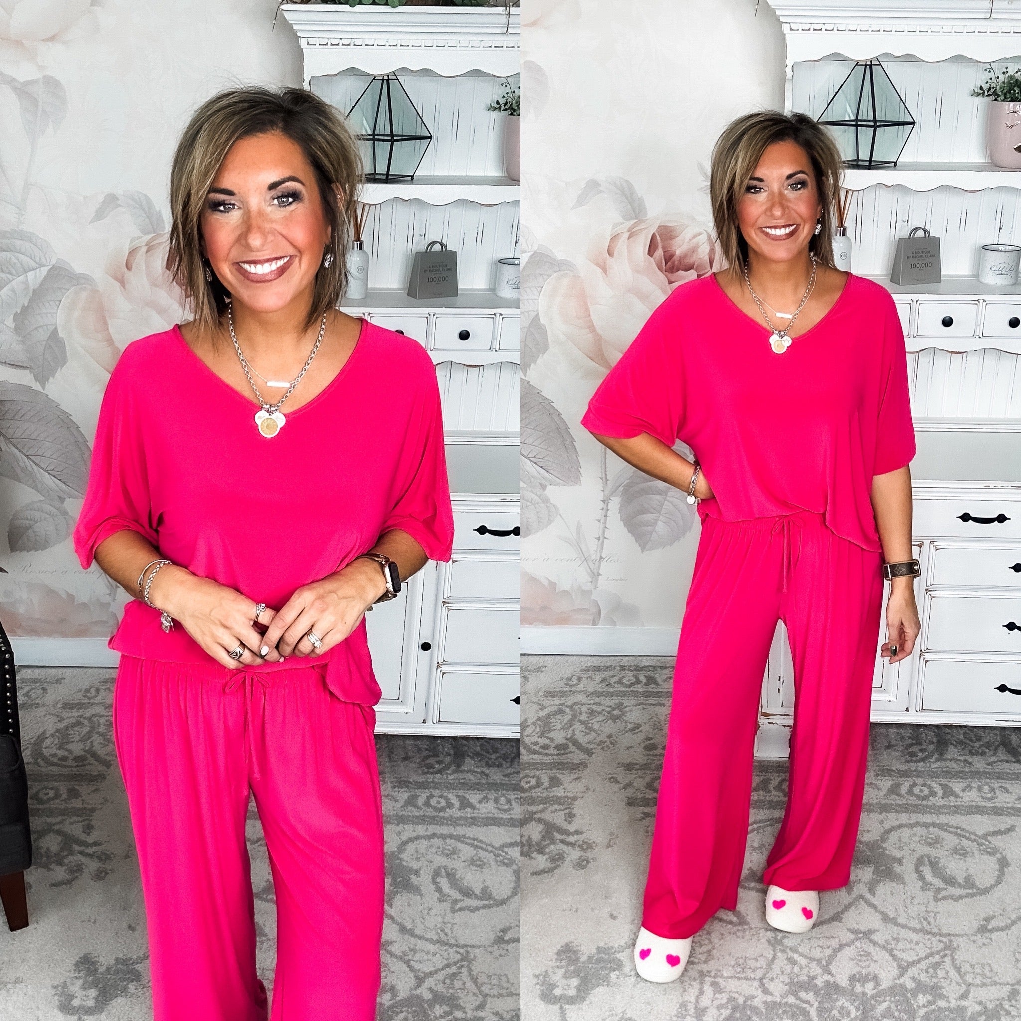 Deserve The Best Set - Fuchsia