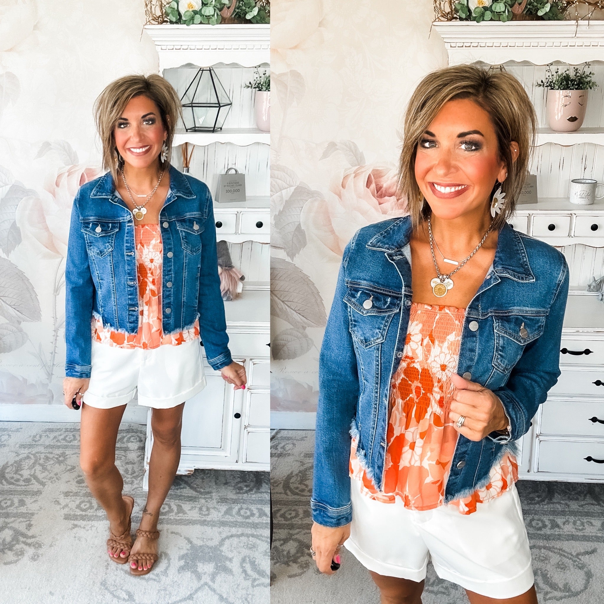 Walking On The Sun Peplum Top