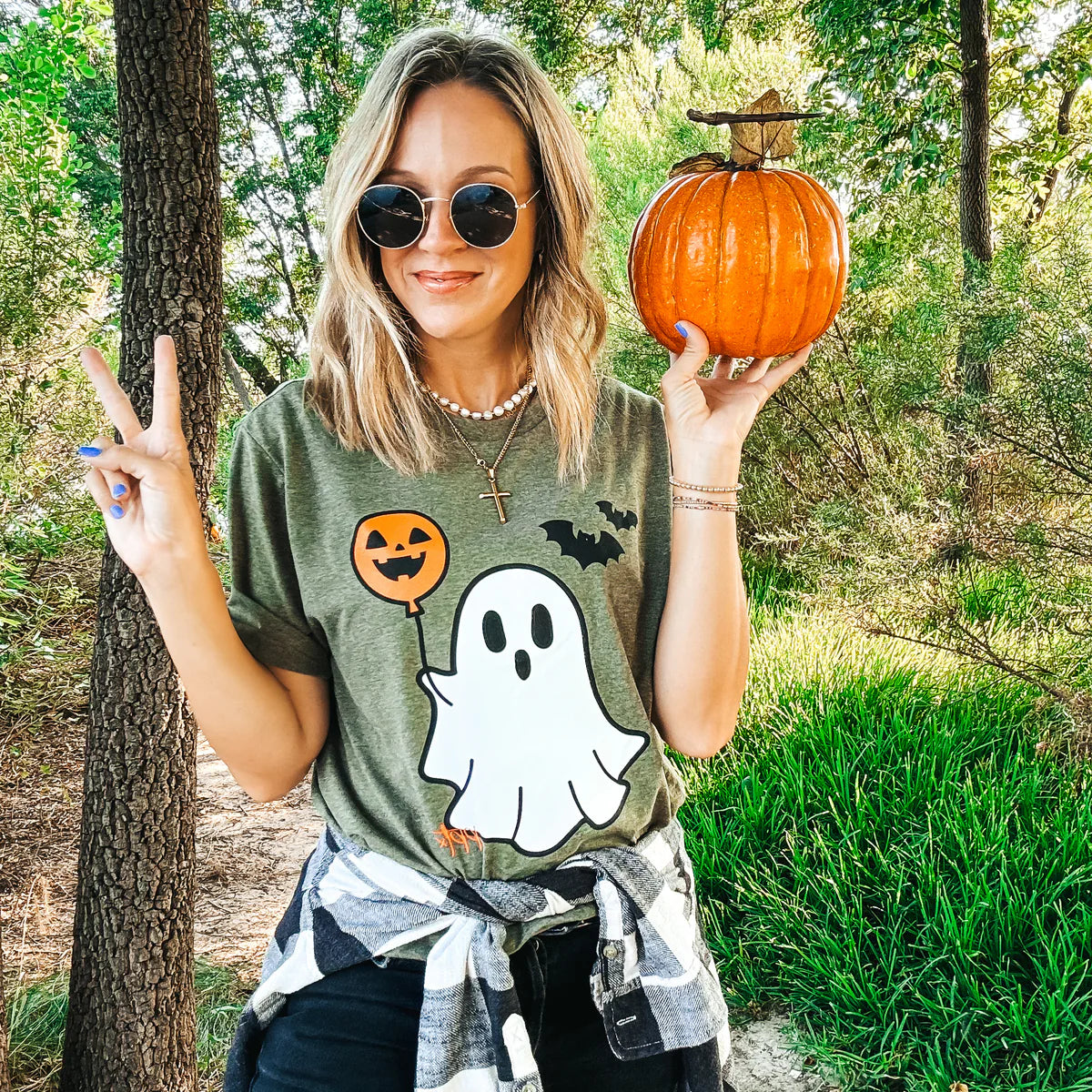 BOO-lloon Ghost Graphic Tee