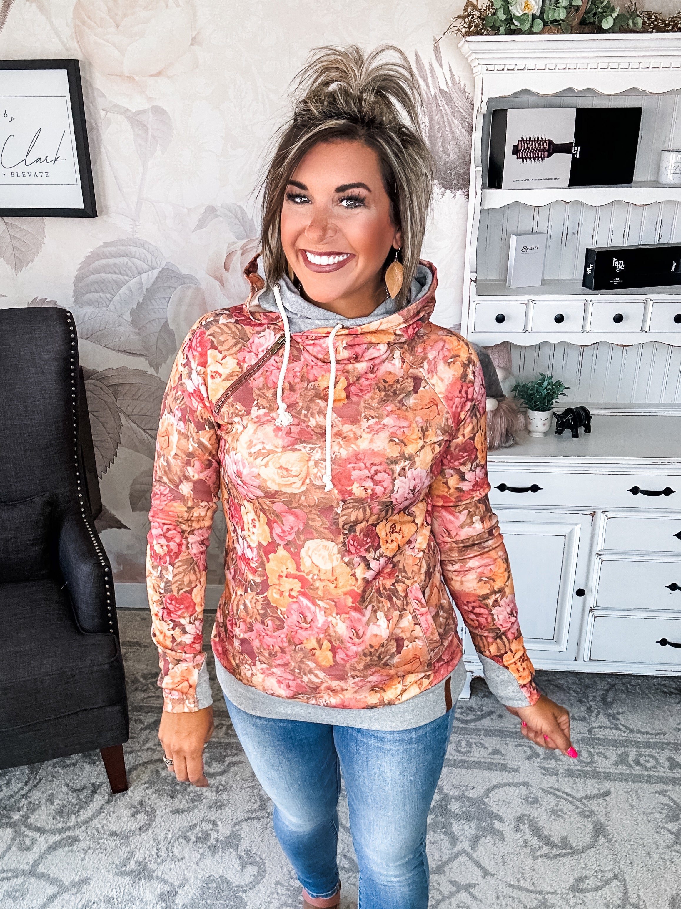 Ampersand Avenue - Doublehood™ Sweatshirt - Oopsie Daisy