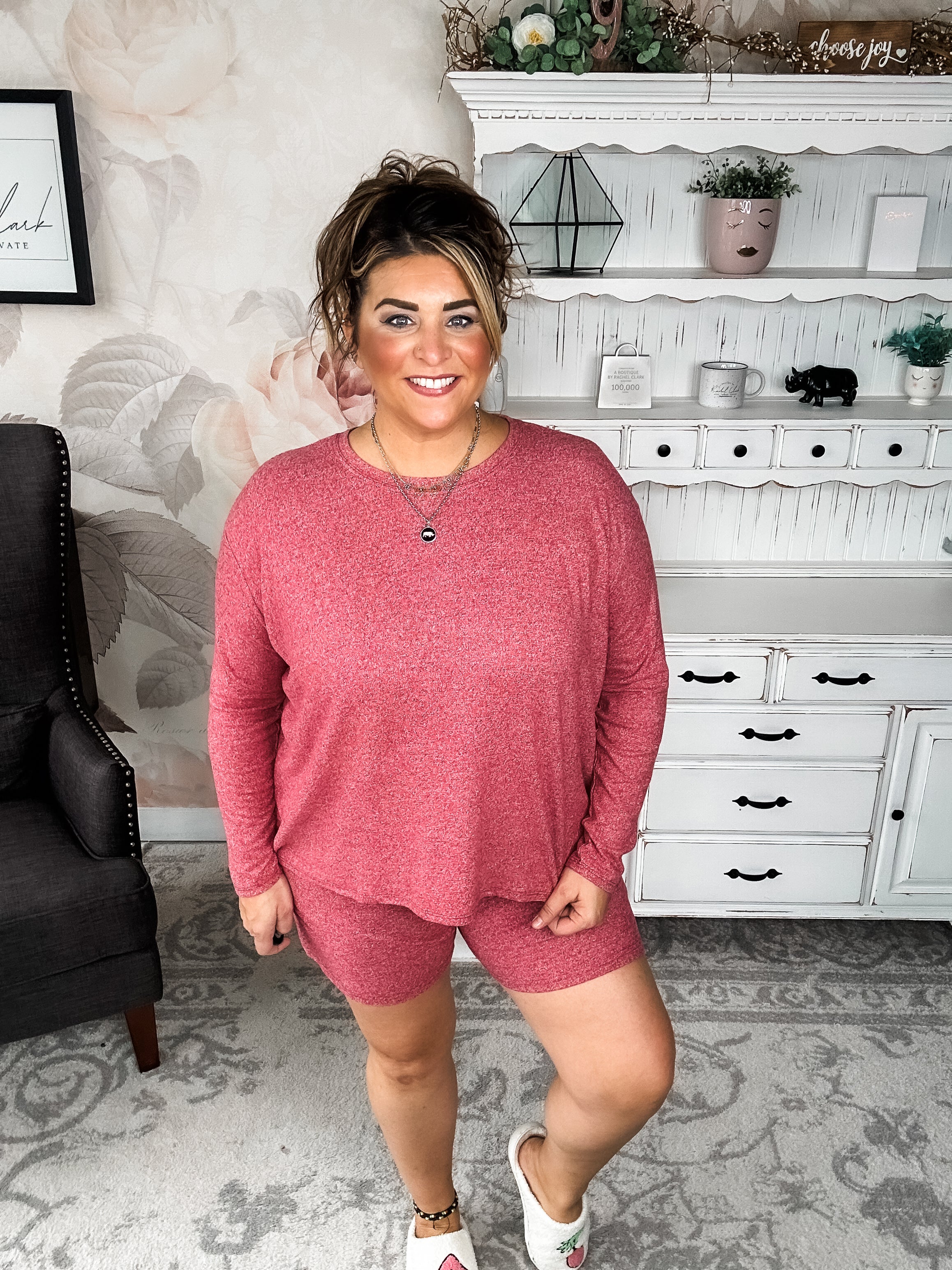 BLACK FRIDAY EXCLUSIVE - Twilight Traveler Lounge Set - Dark Red