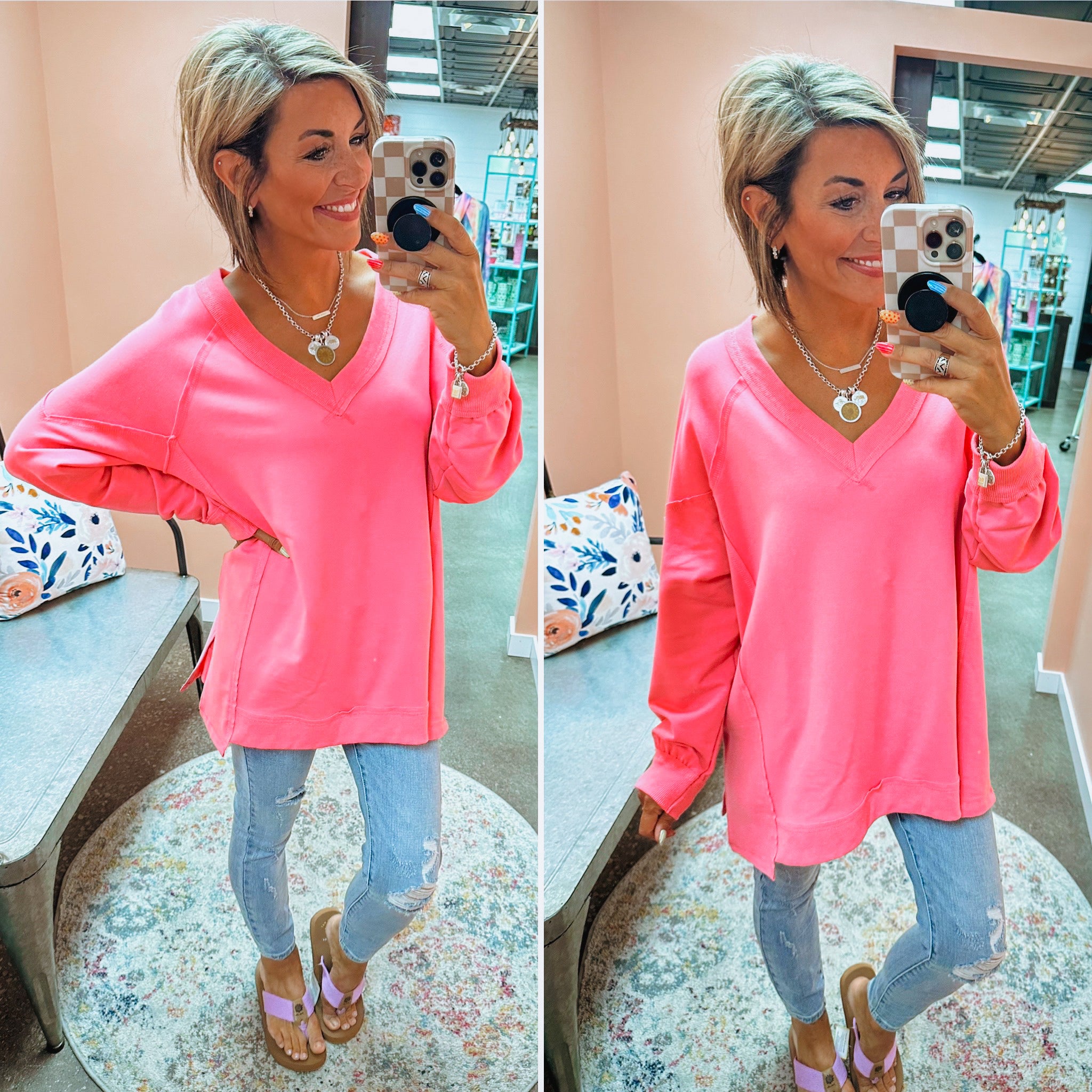 Show You What's Next Pullover - Pink