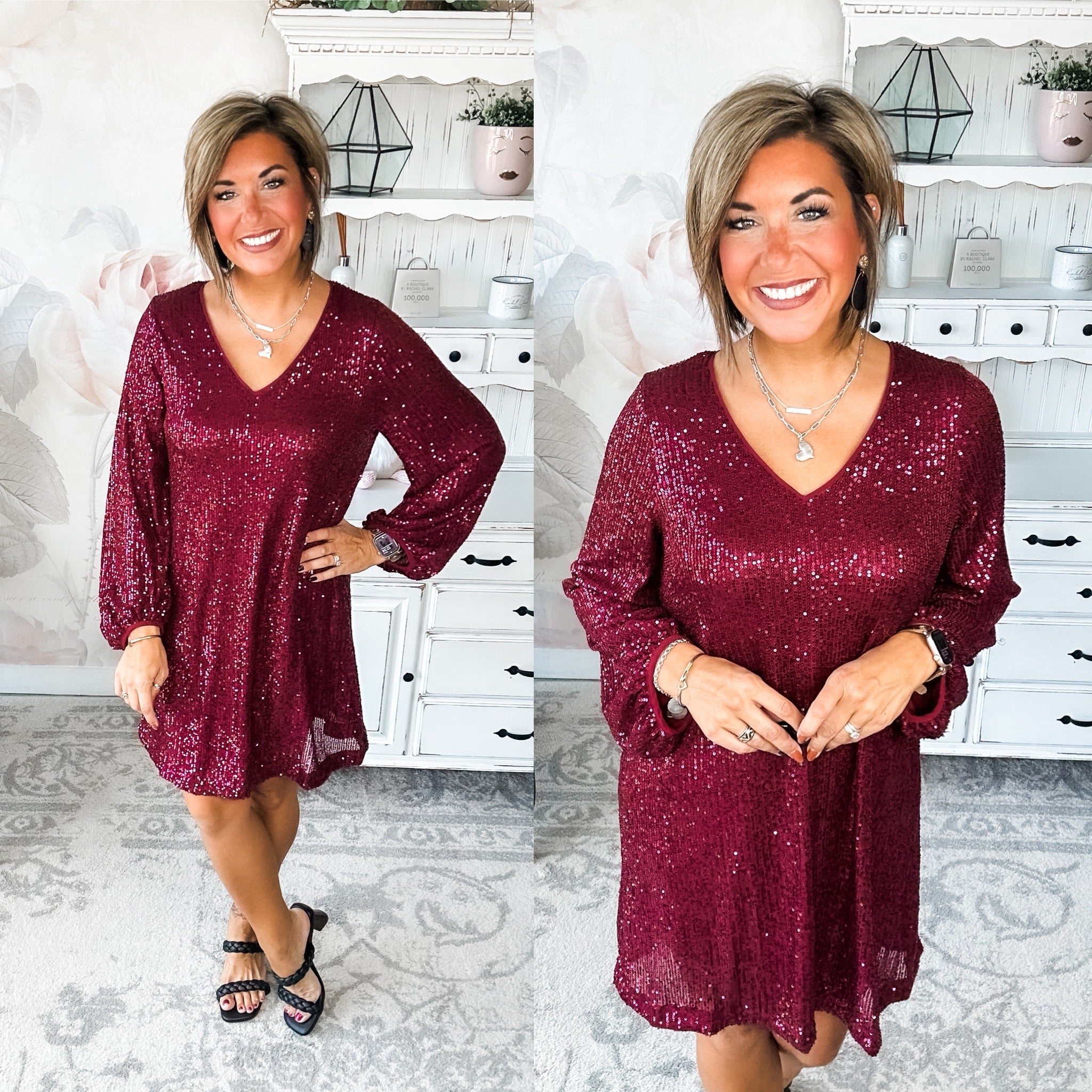 Set Me Free Sequin Dress
