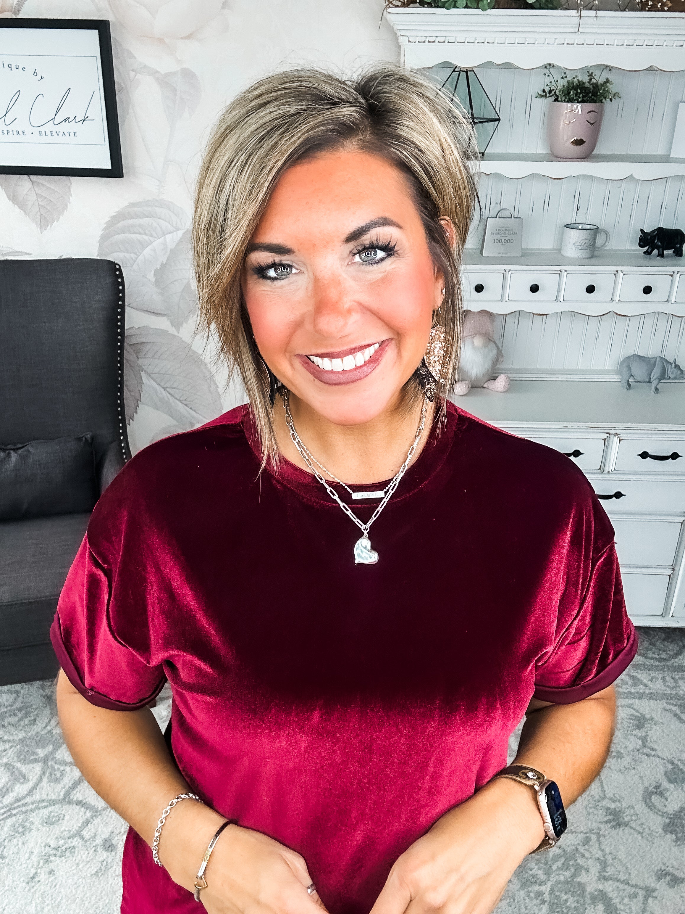 Perfect Memories Velvet Shirt Dress