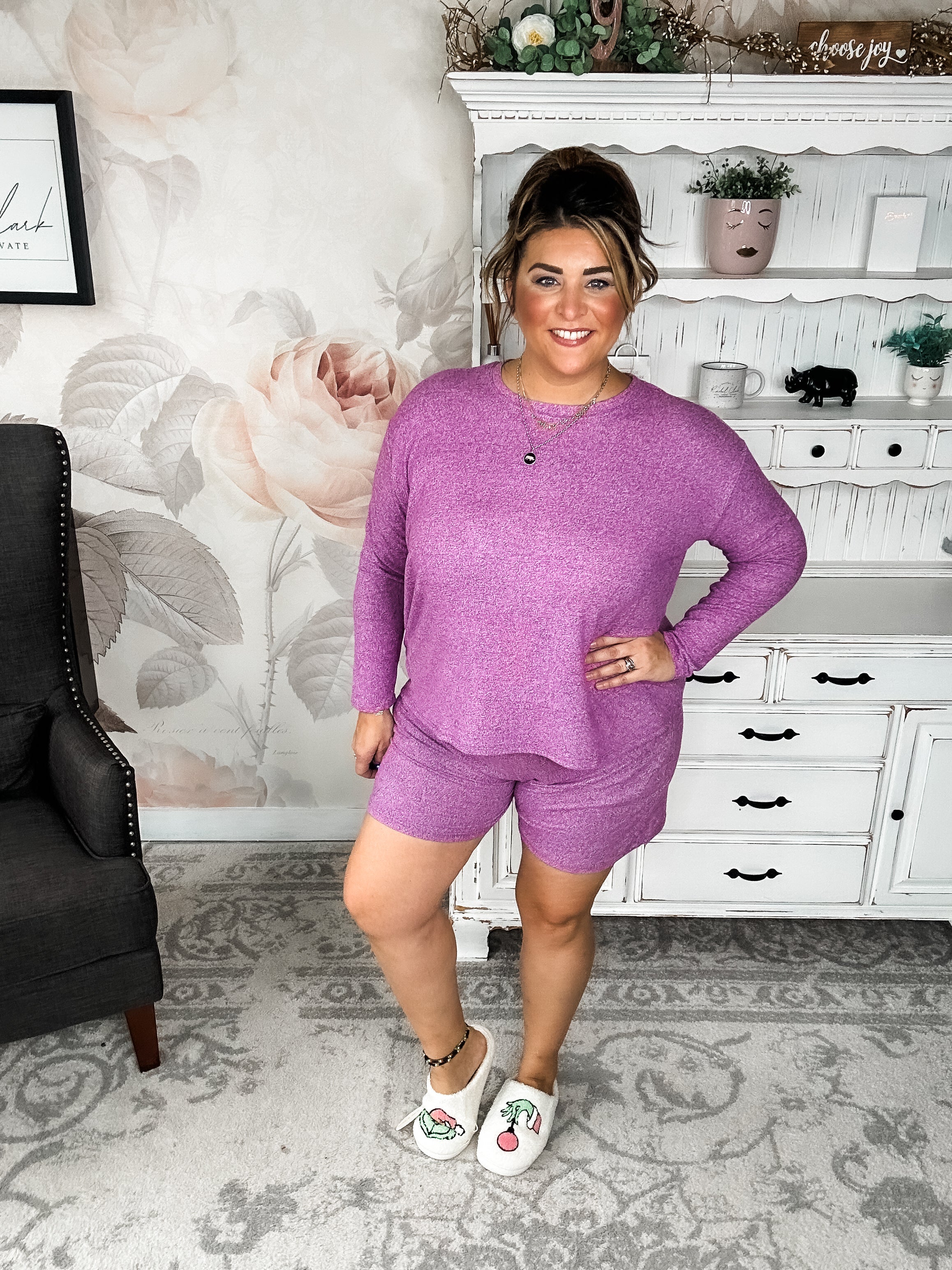 Twilight Traveler Lounge Set - Light Plum